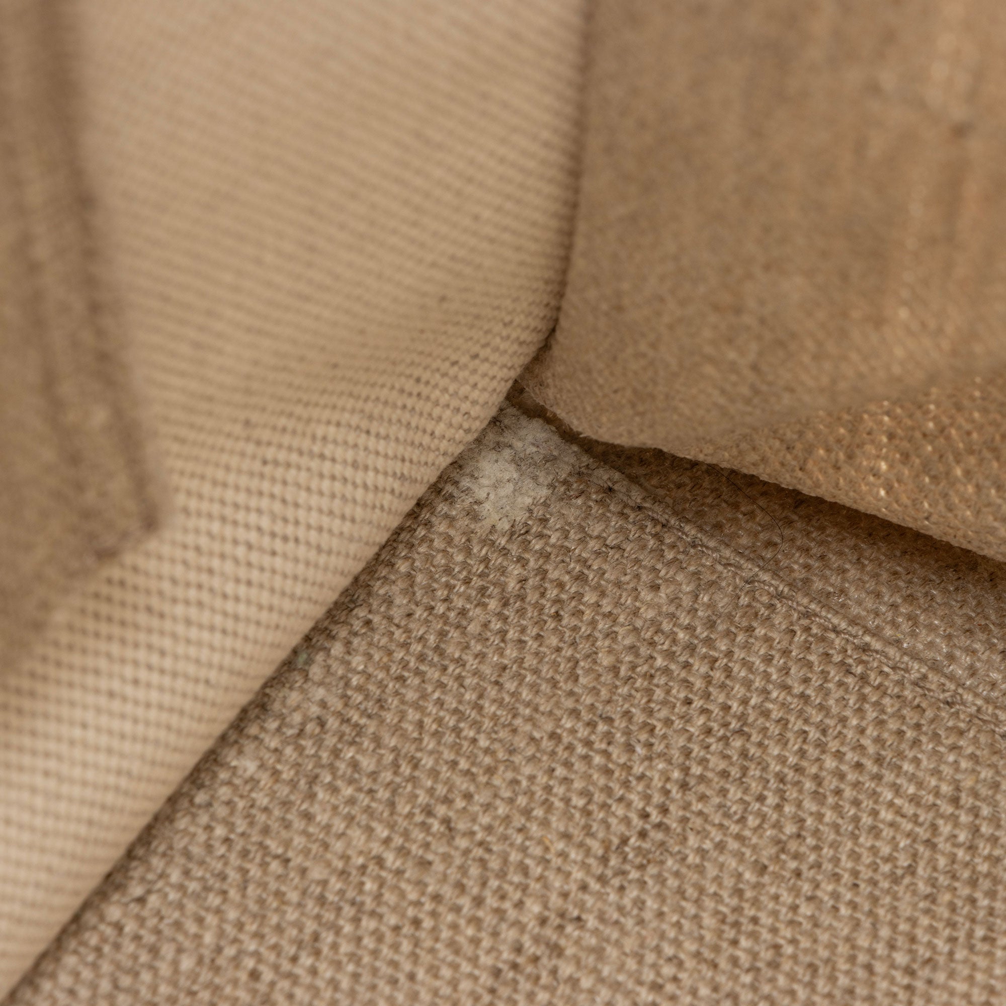 Saint Laurent Canvas Calfskin Rive Gauche Small Tote