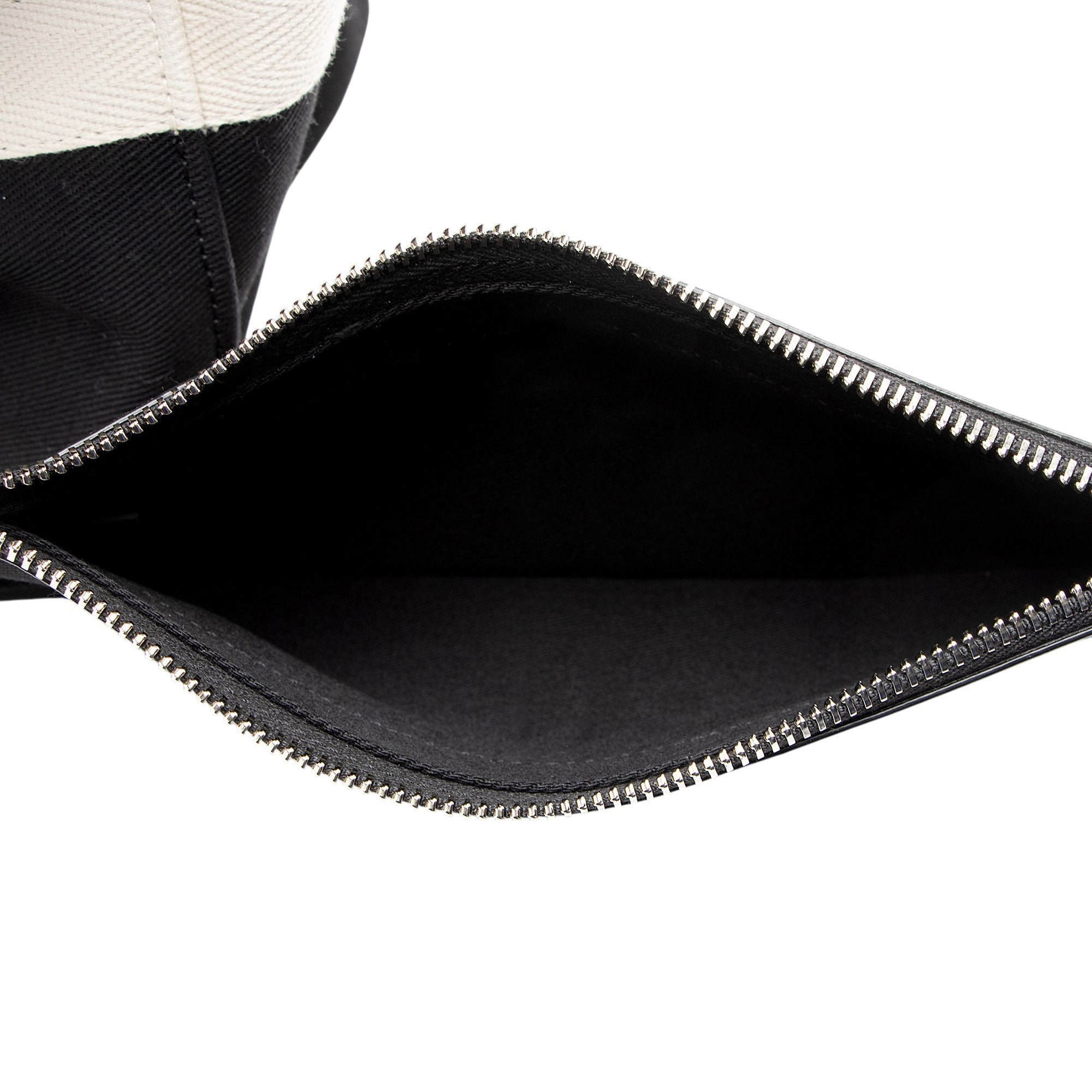 Saint Laurent Canvas Embroidered Rive Gauche Drawstring Sling Bag