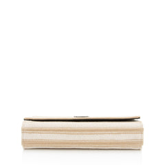 Saint Laurent Canvas Printed Monogram Kate Shoulder Bag