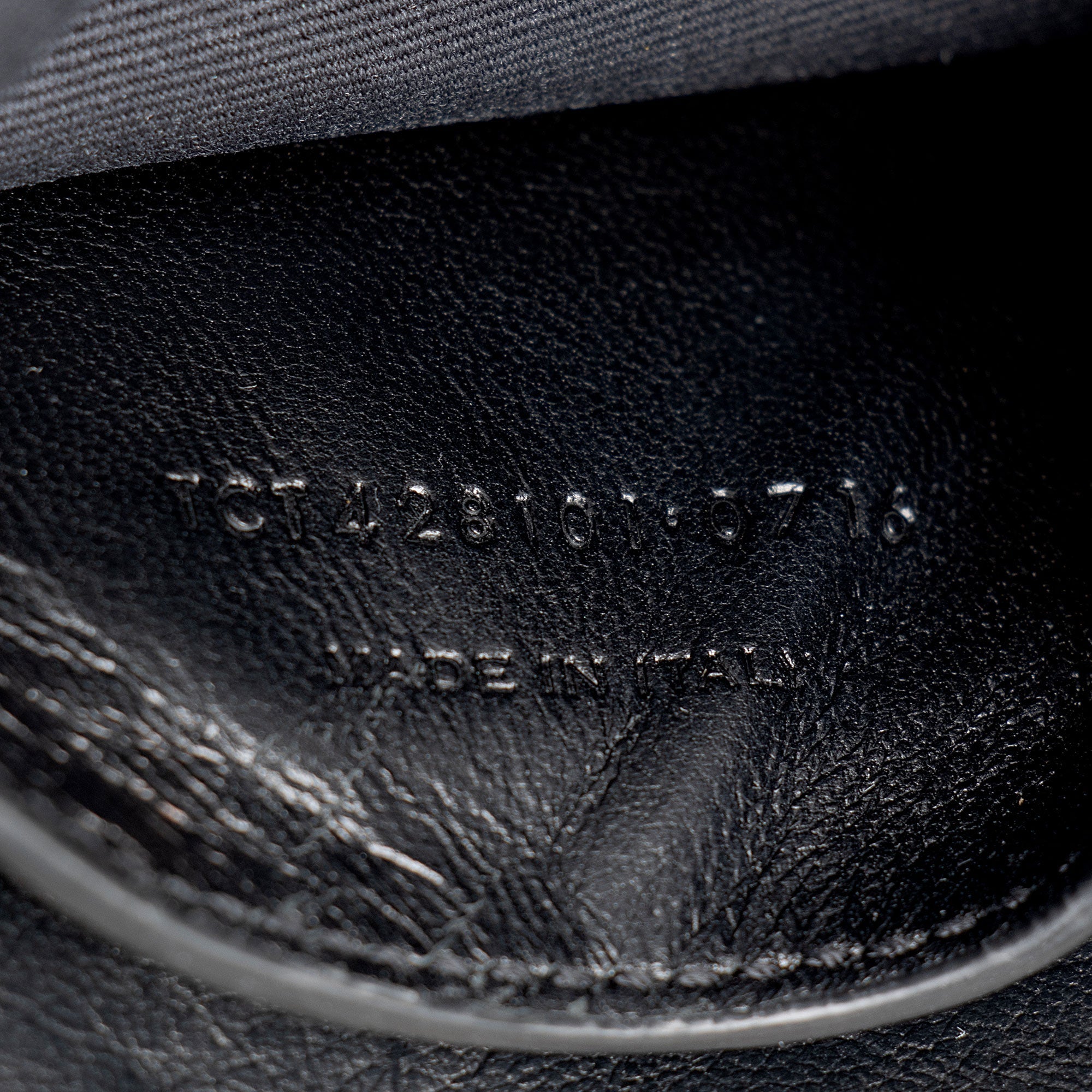 Saint Laurent Croc Embossed Calfskin Monogram College Medium Shoulder Bag