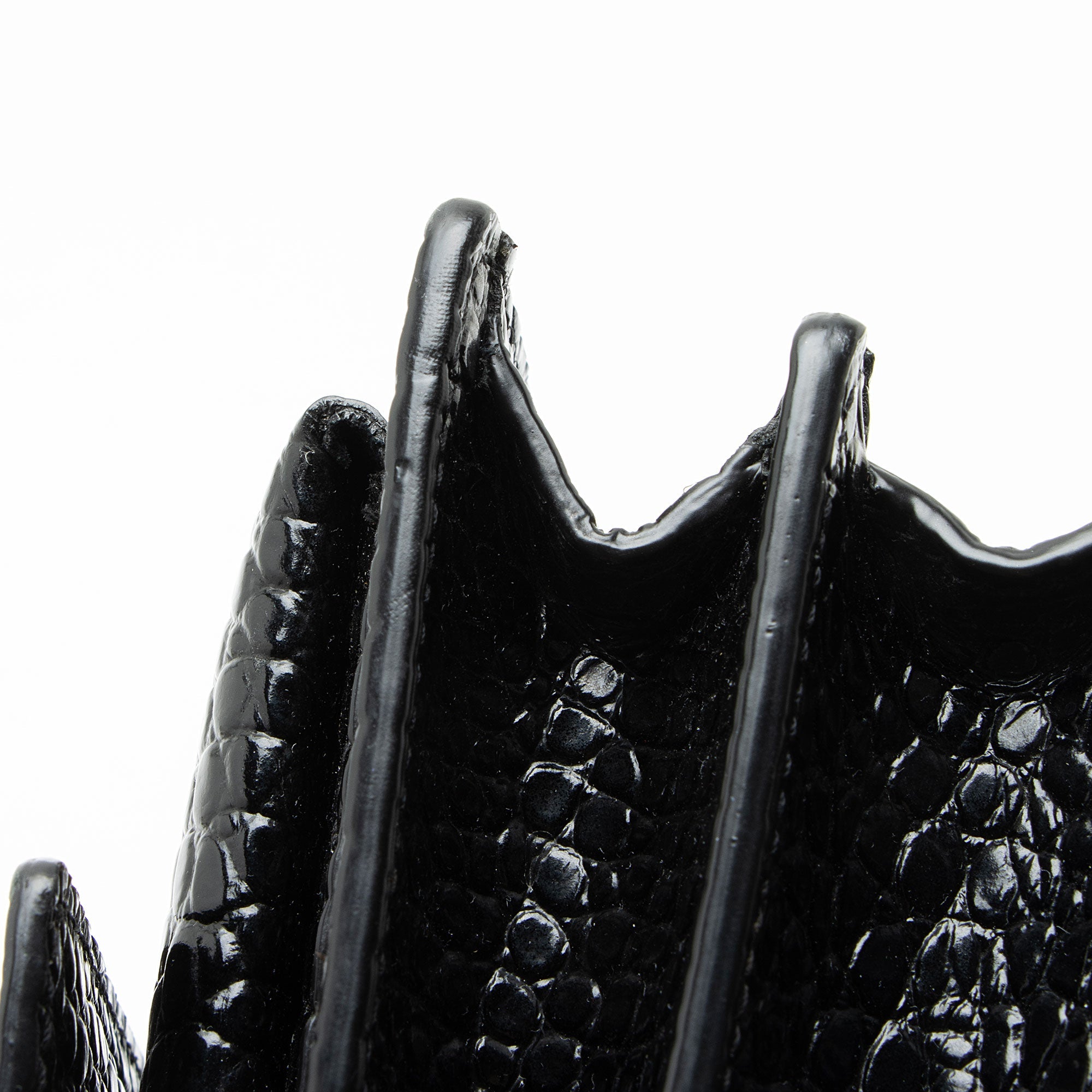 Saint Laurent Croc Embossed Leather Monogram Sunset Medium Shoulder Bag