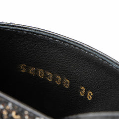 Saint Laurent Glitter Loulou Mule Sandals - Size 6 / 36