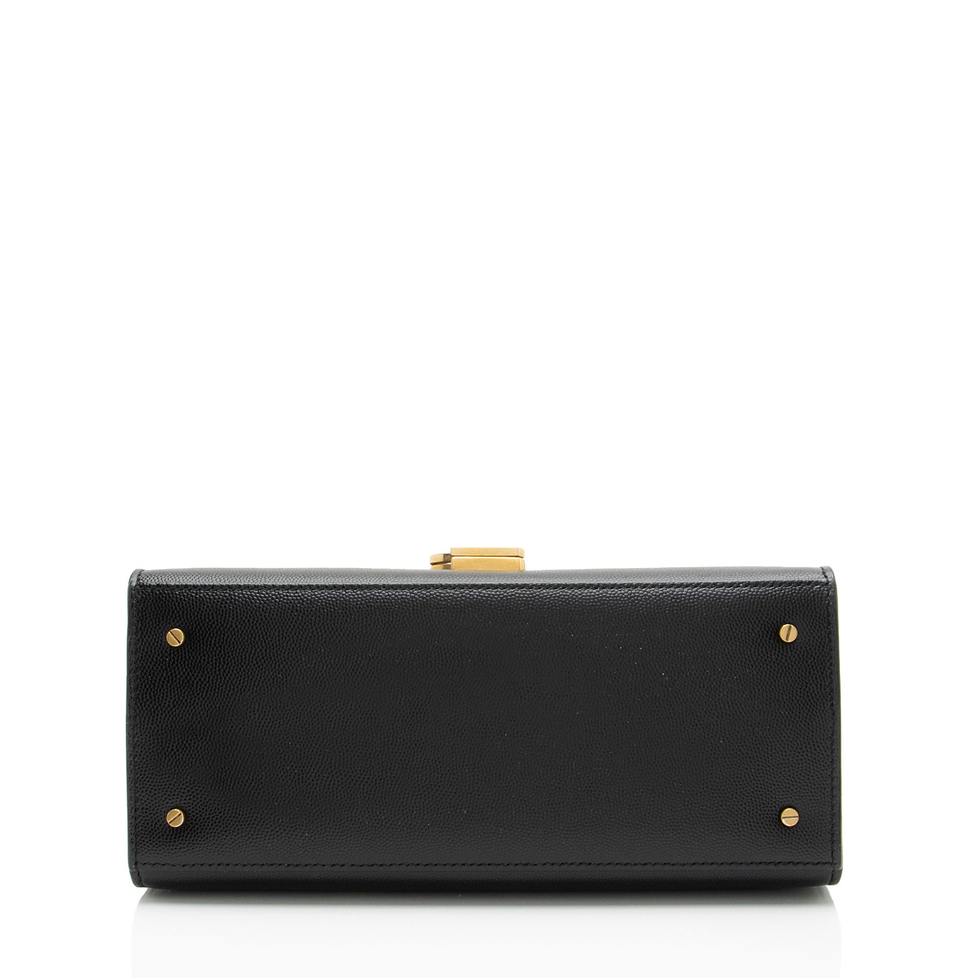 Saint Laurent Grain de Poudre Monogram Cassandra Medium Top Handle