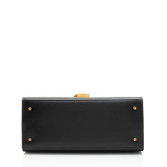 Saint Laurent Grain de Poudre Monogram Cassandra Medium Top Handle