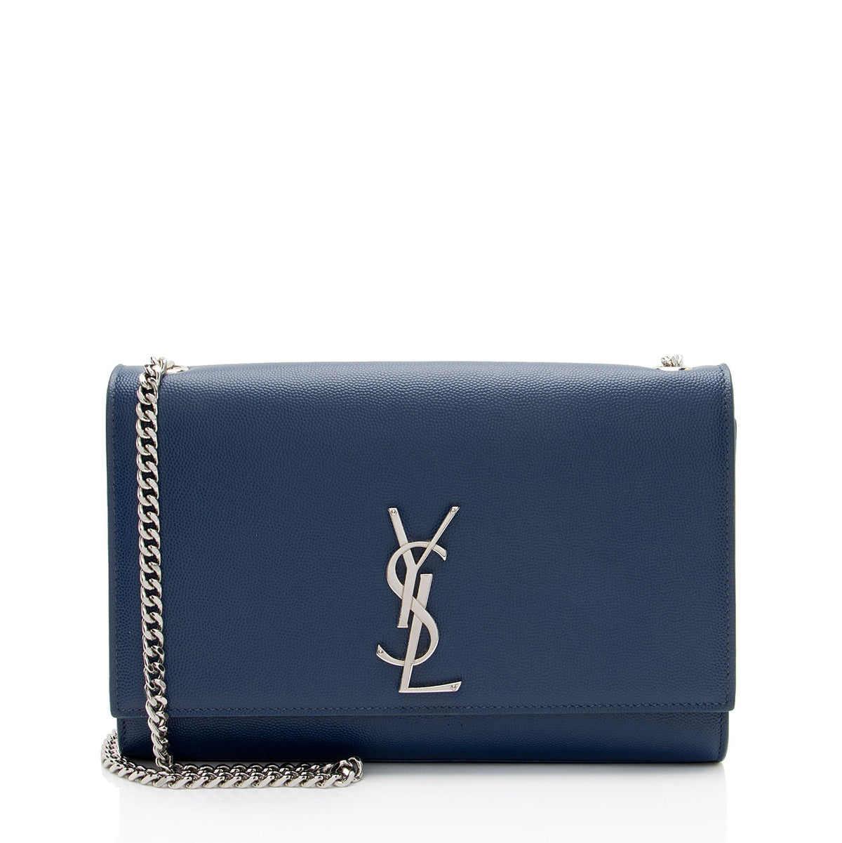 Saint Laurent Grain de Poudre Monogram Kate Medium Shoulder Bag