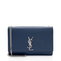 Saint Laurent Grain de Poudre Monogram Kate Medium Shoulder Bag