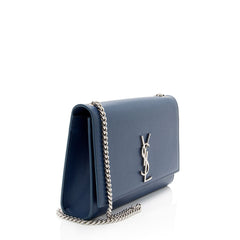 Saint Laurent Grain de Poudre Monogram Kate Medium Shoulder Bag
