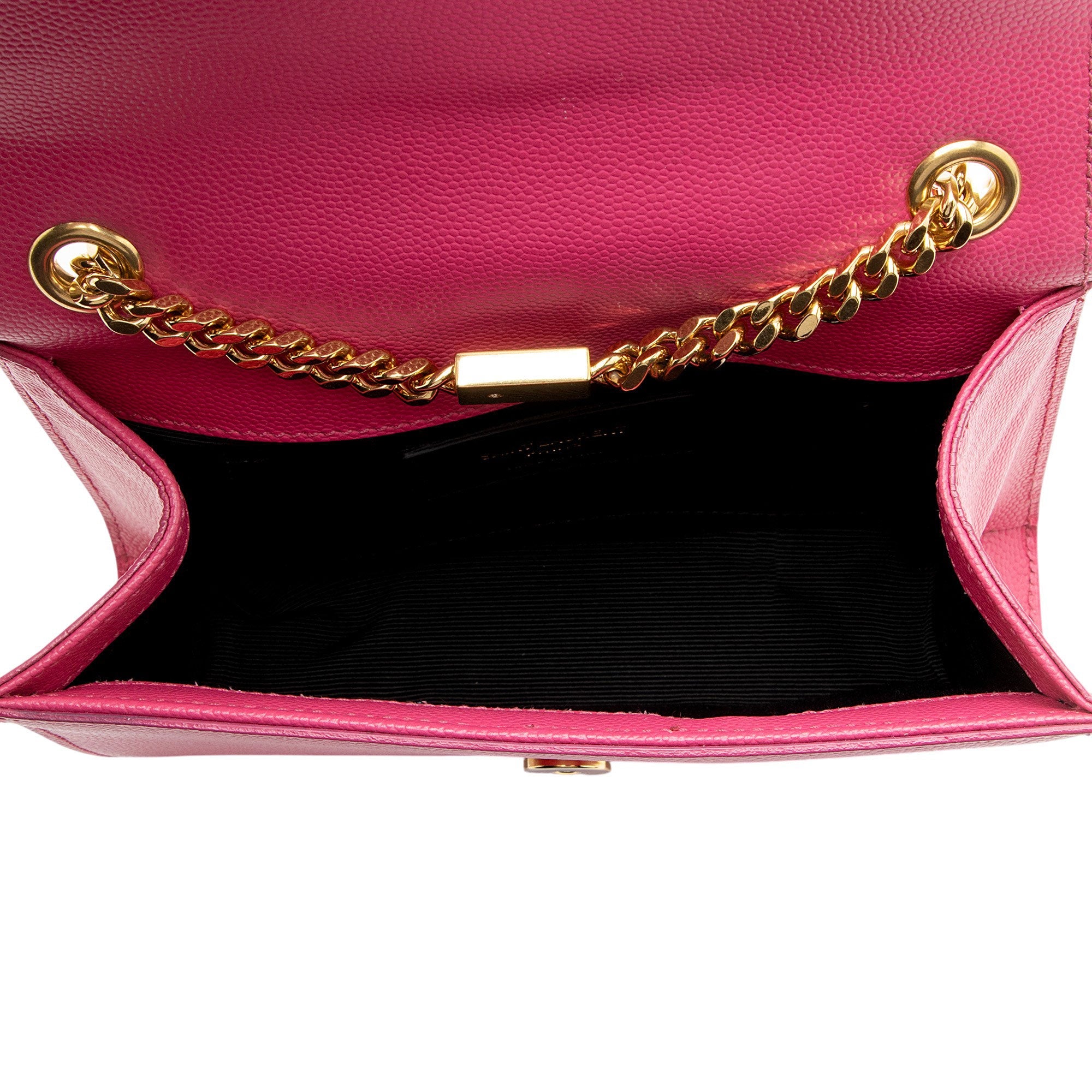 Saint Laurent Grain de Poudre Monogram Kate Small Shoulder Bag