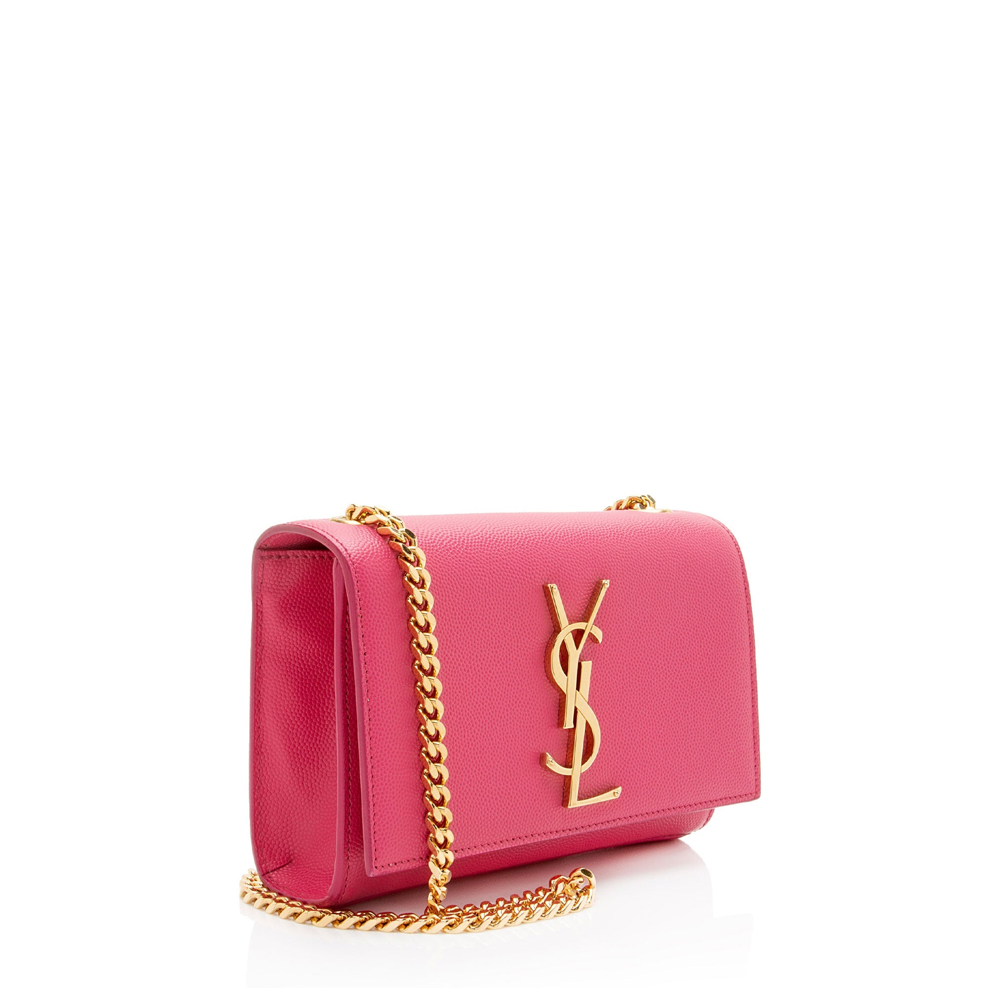 Saint Laurent Grain de Poudre Monogram Kate Small Shoulder Bag