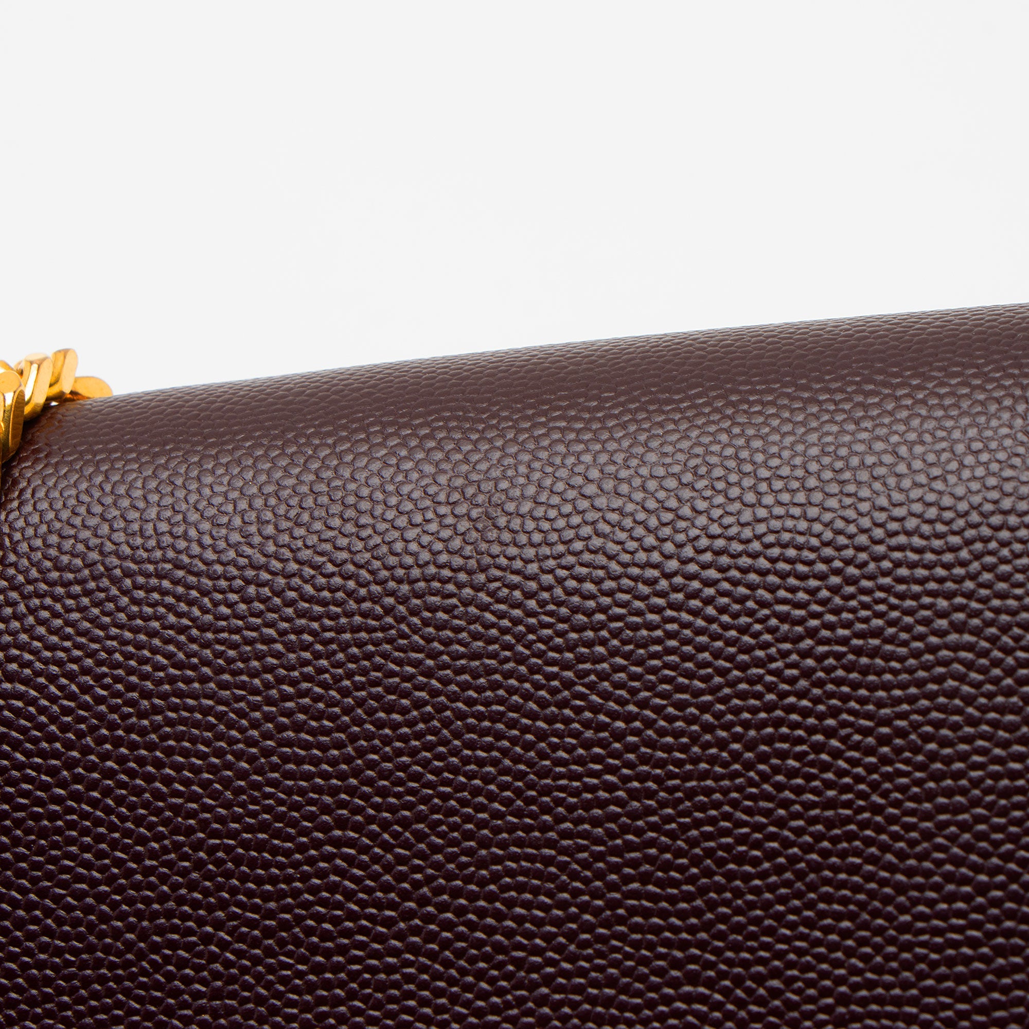 Saint Laurent Grain de Poudre Monogram Kate Small Shoulder Bag