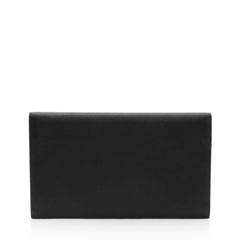Saint Laurent Grain de Poudre Monogram Uptown Envelope Clutch