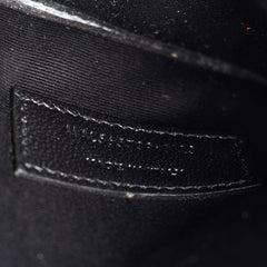 Saint Laurent Grain de Poudre Monogram Uptown Envelope Clutch