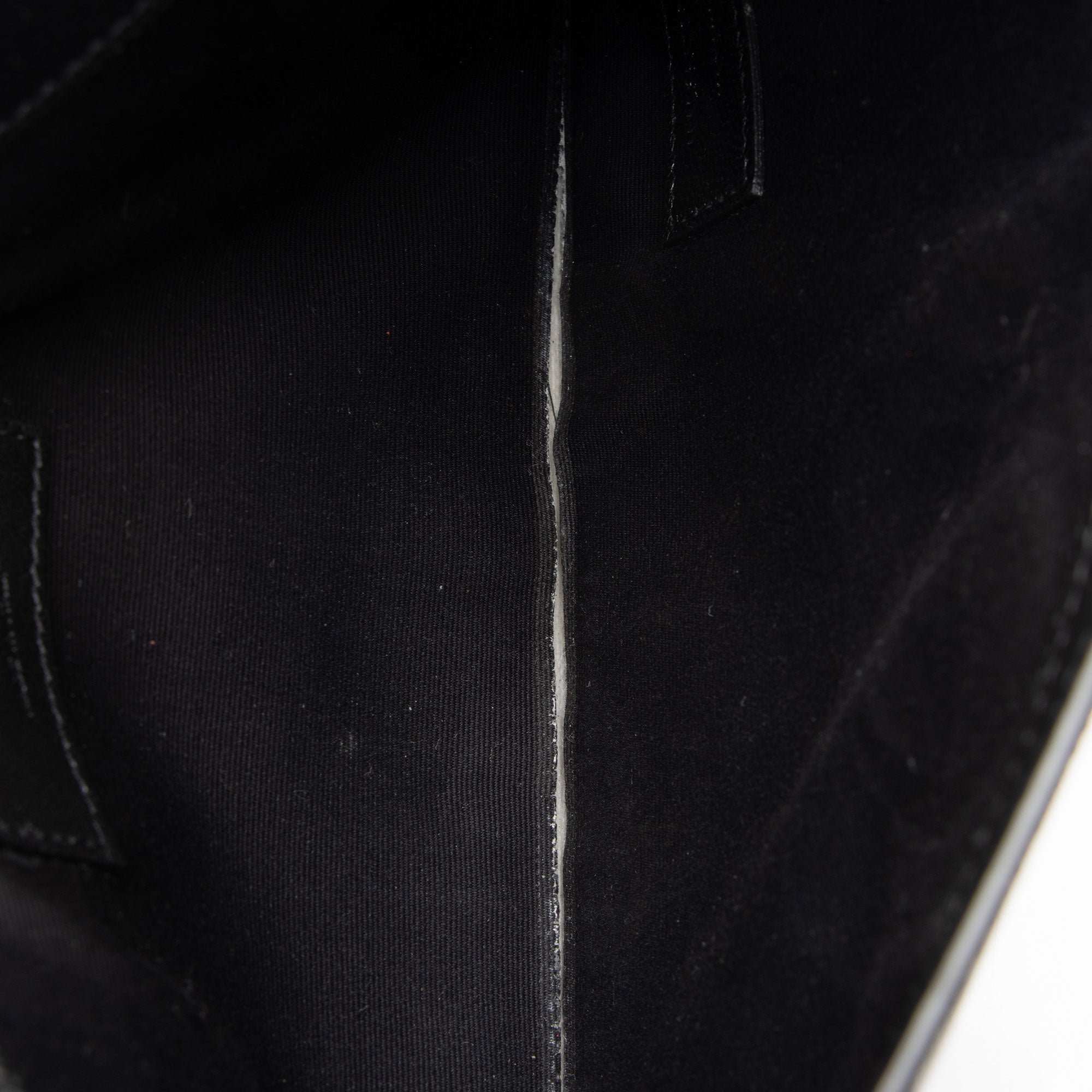 Saint Laurent Grain de Poudre Monogram Uptown Envelope Clutch