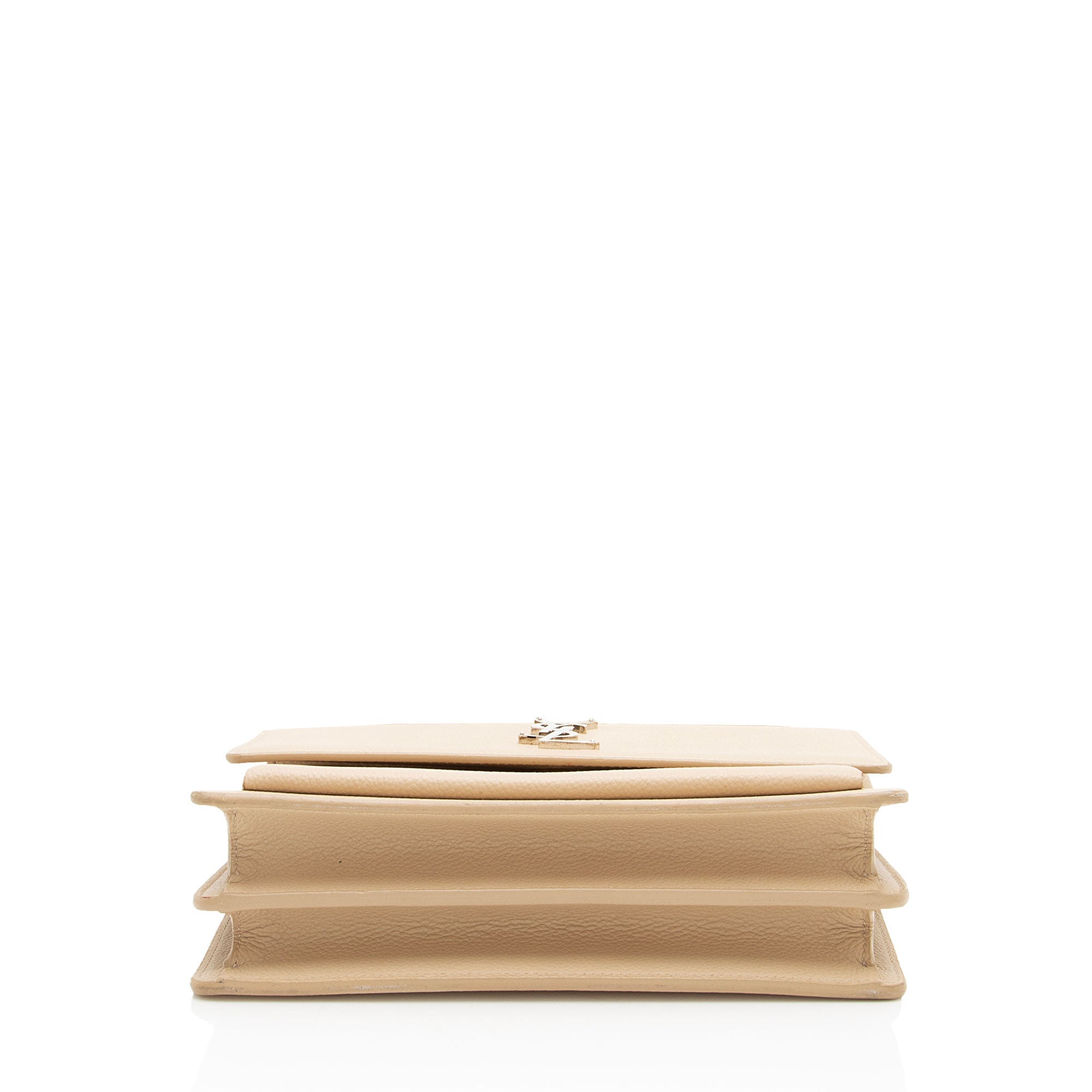 Saint Laurent Grained Calfskin Monogram Sunset Medium Shoulder Bag