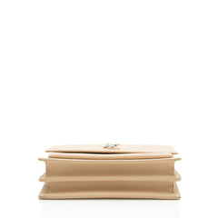Saint Laurent Grained Calfskin Monogram Sunset Medium Shoulder Bag