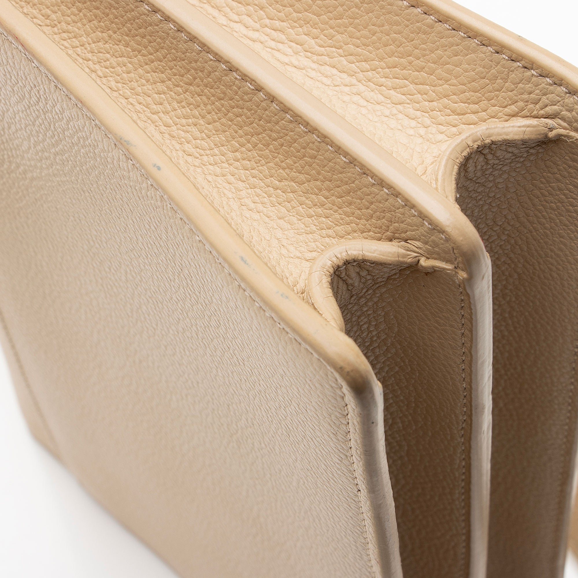 Saint Laurent Grained Calfskin Monogram Sunset Medium Shoulder Bag