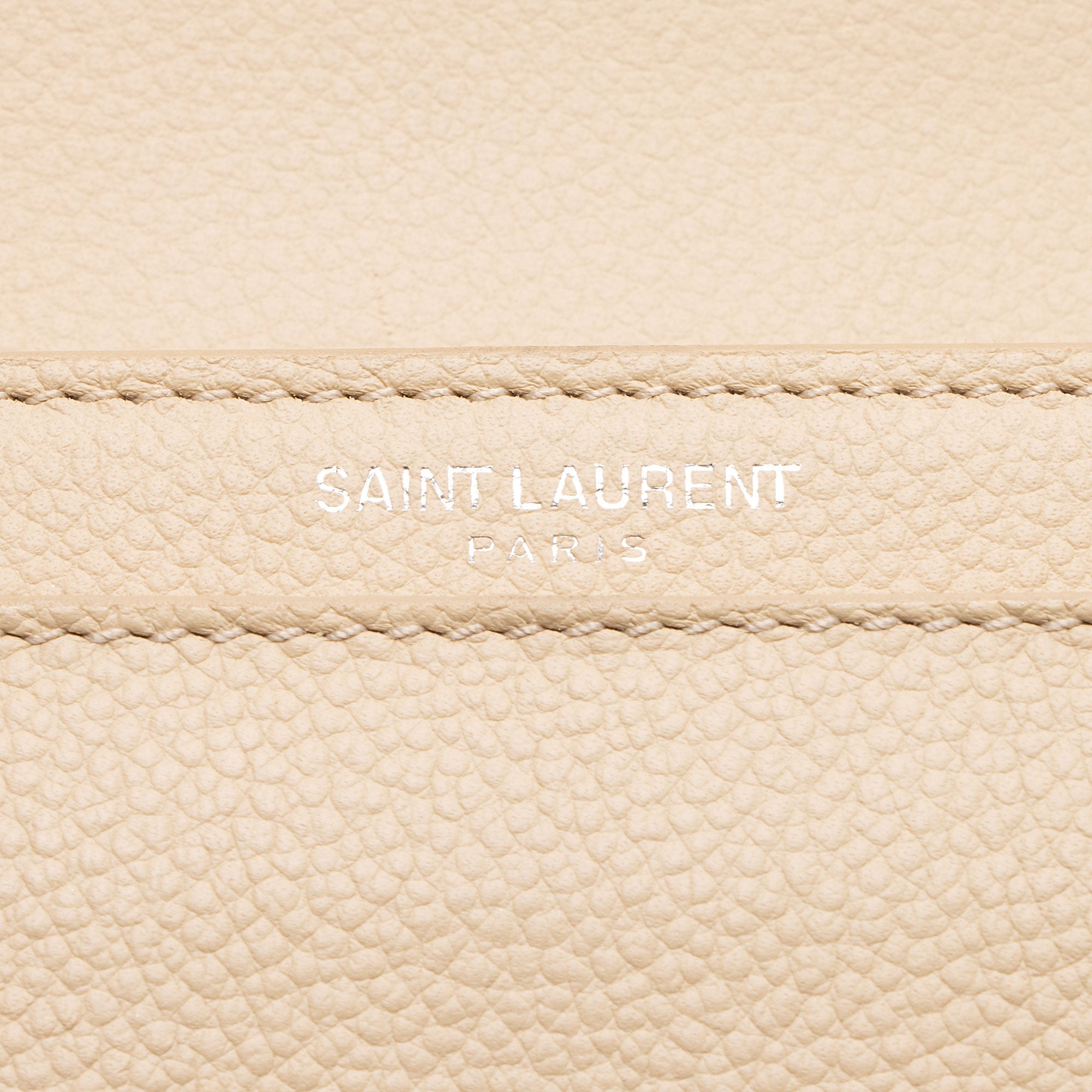 Saint Laurent Grained Calfskin Monogram Sunset Medium Shoulder Bag