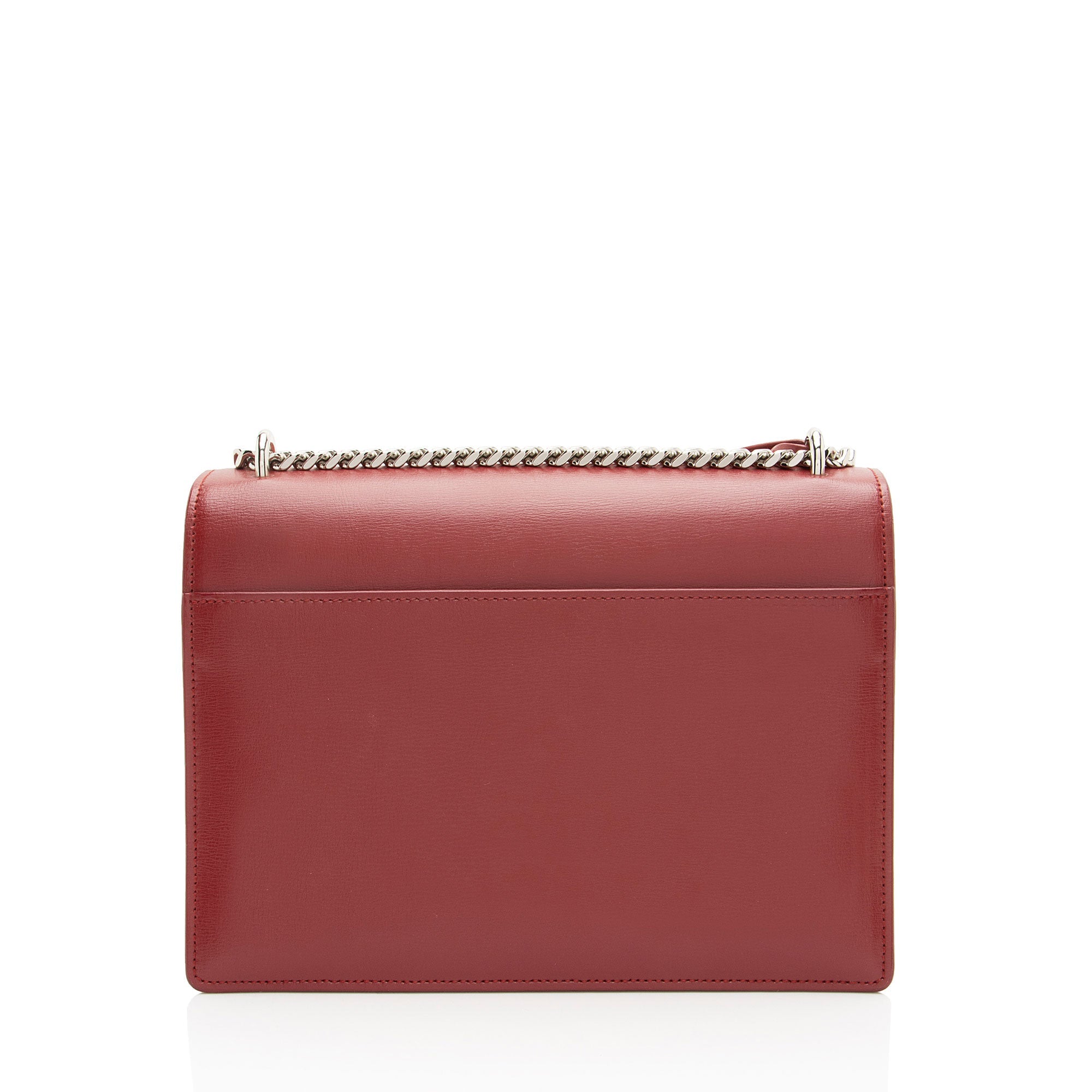 Saint Laurent Grained Calfskin Monogram Sunset Medium Shoulder Bag