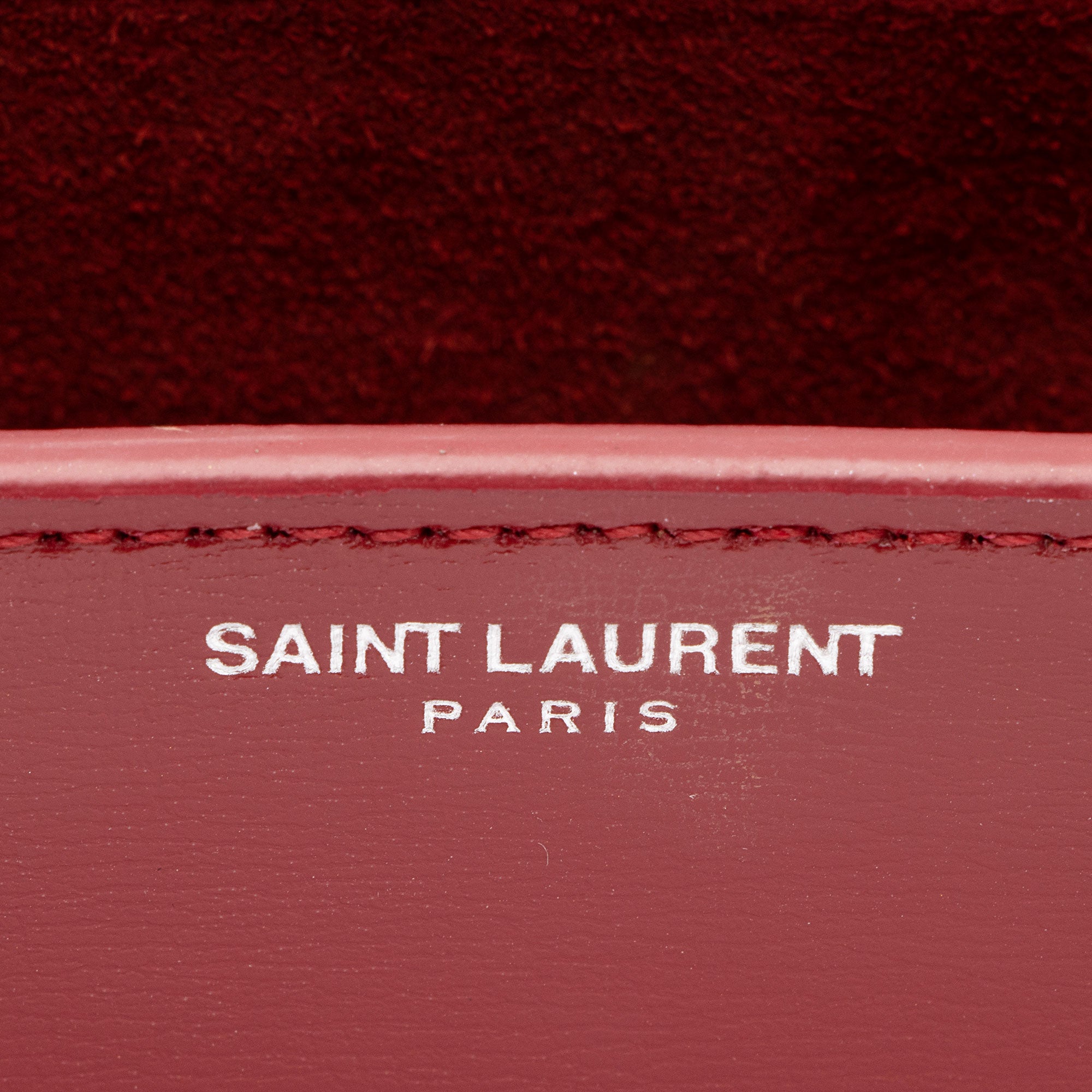 Saint Laurent Grained Calfskin Monogram Sunset Medium Shoulder Bag