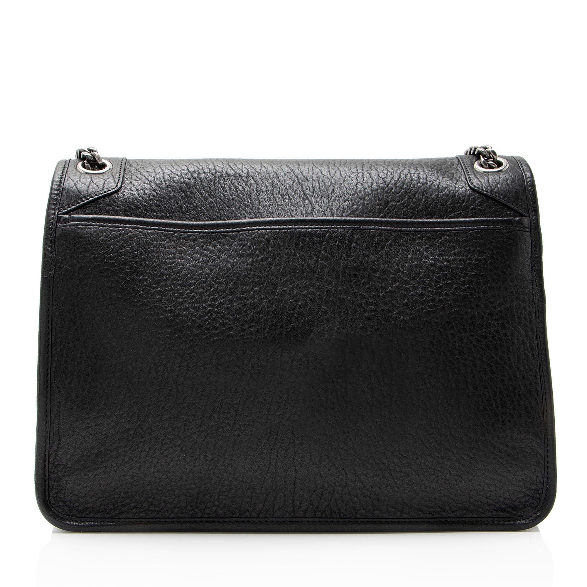 Saint Laurent Grained Lambskin Monogram Niki Large Shoulder Bag