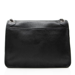 Saint Laurent Grained Lambskin Monogram Niki Large Shoulder Bag