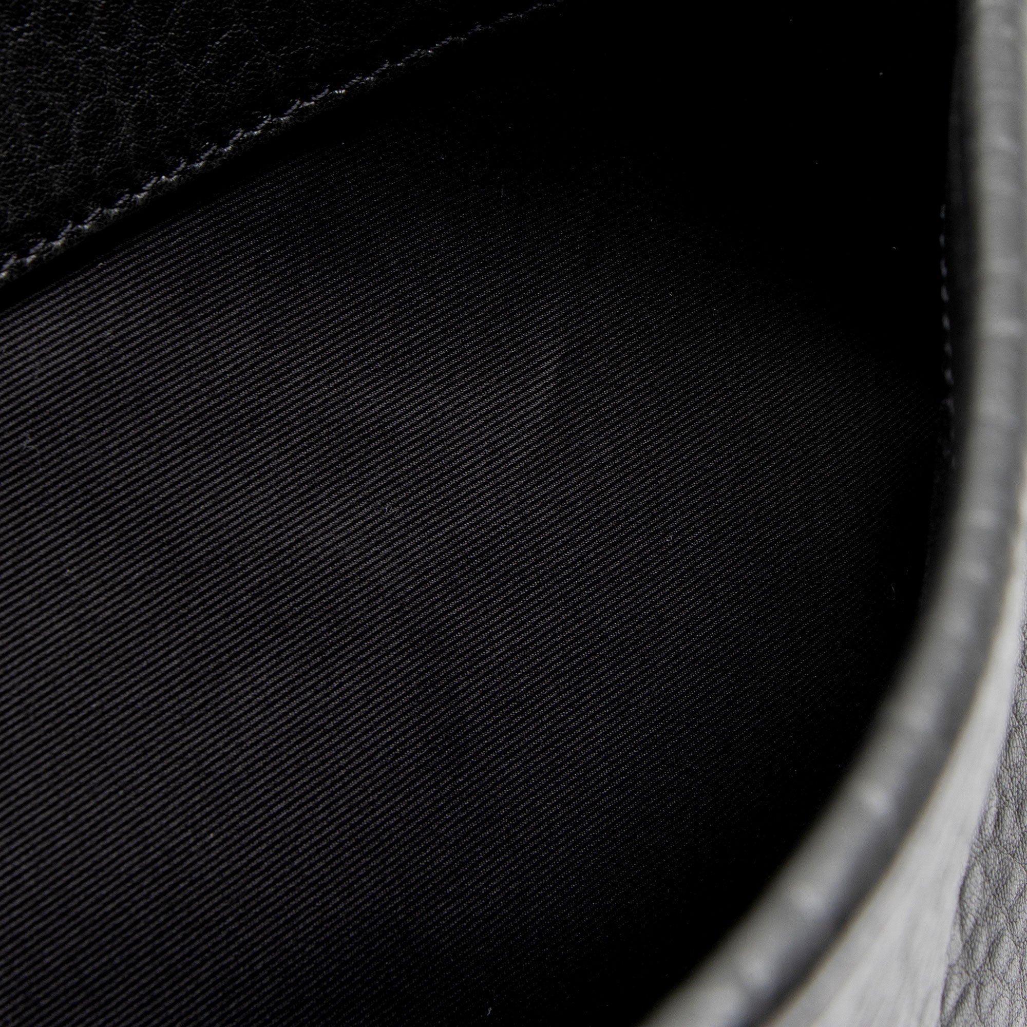 Saint Laurent Grained Lambskin Monogram Niki Large Shoulder Bag