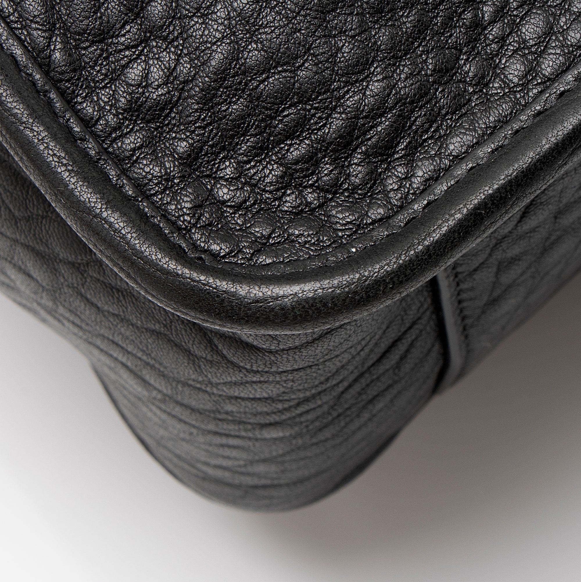 Saint Laurent Grained Lambskin Monogram Niki Large Shoulder Bag