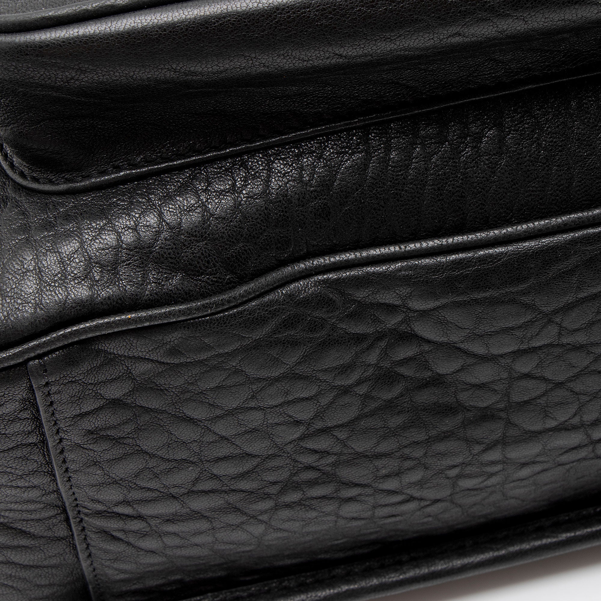 Saint Laurent Grained Lambskin Monogram Niki Large Shoulder Bag