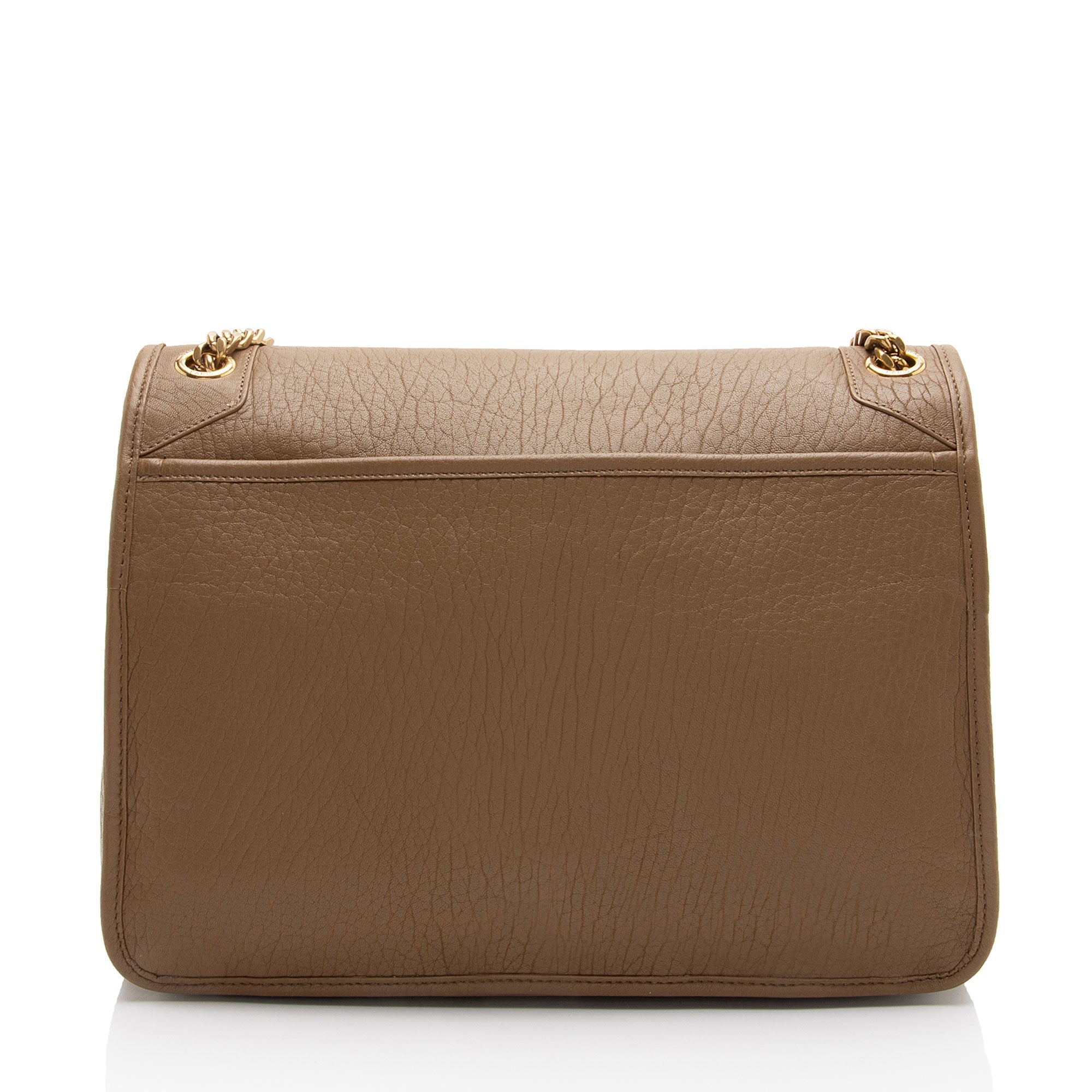 Saint Laurent Grained Lambskin Monogram Niki Large Shoulder Bag