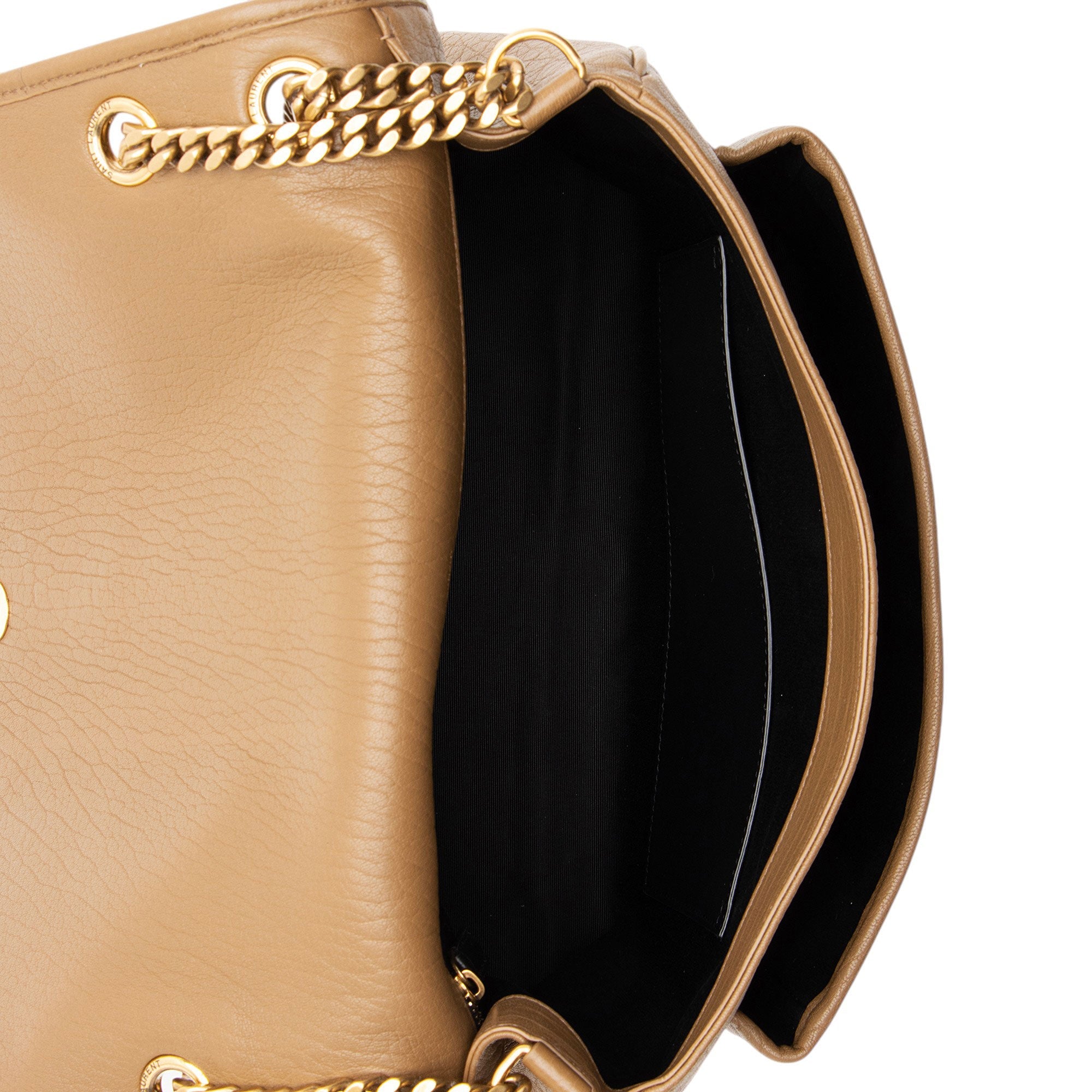 Saint Laurent Grained Lambskin Monogram Niki Large Shoulder Bag