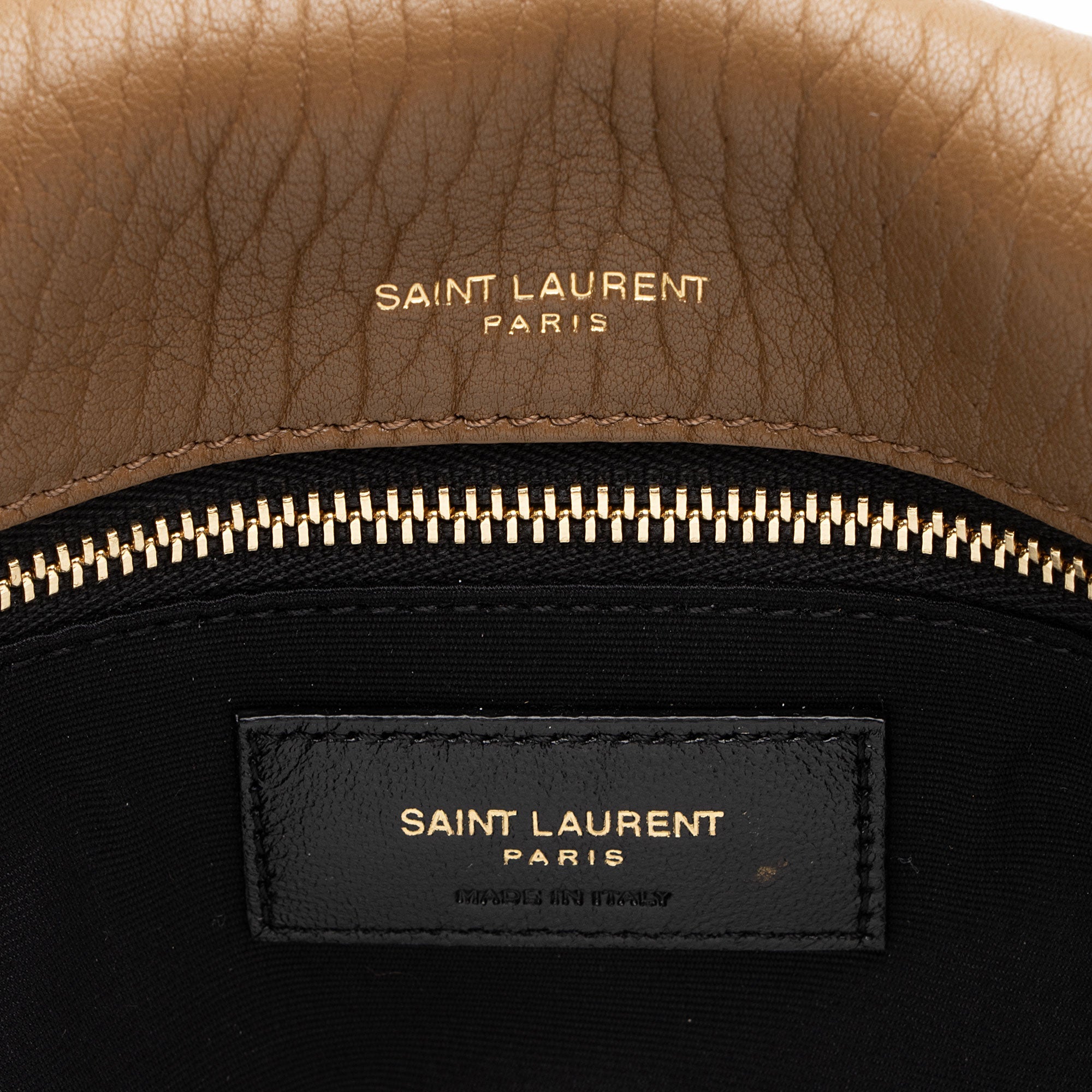 Saint Laurent Grained Lambskin Monogram Niki Large Shoulder Bag