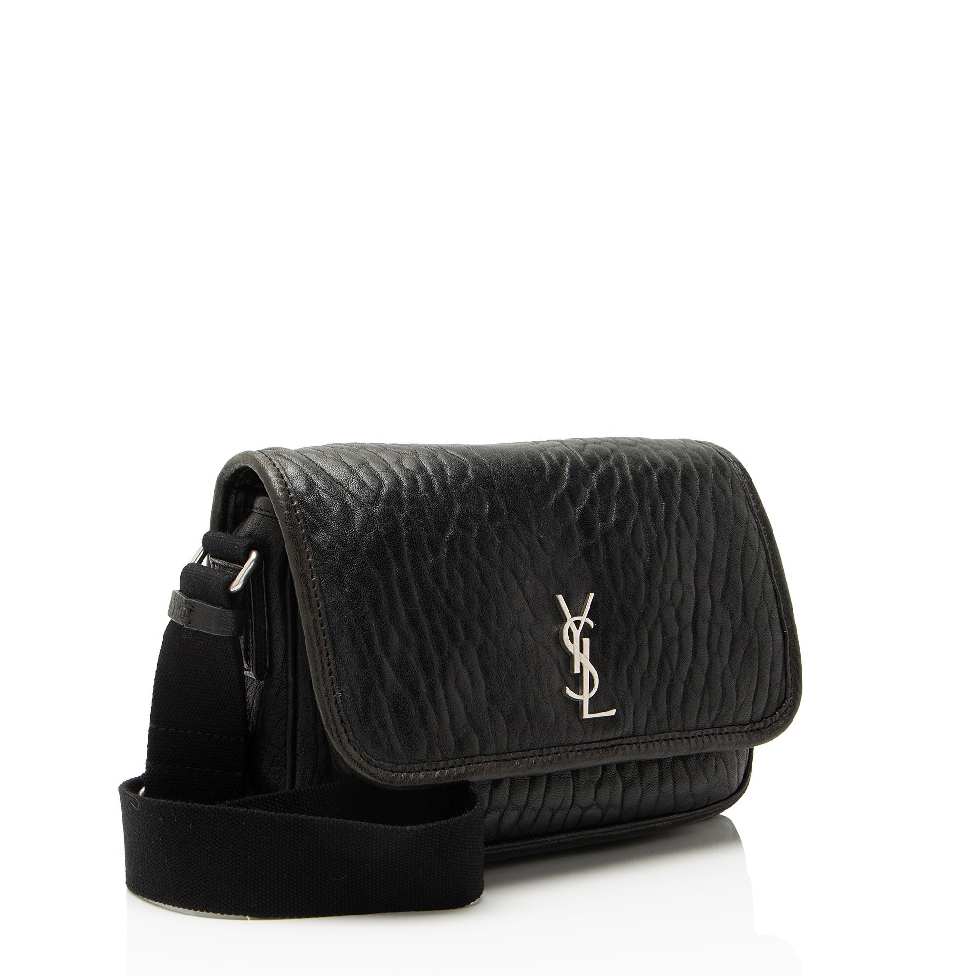 Saint Laurent Grained Lambskin Niki Small Messenger