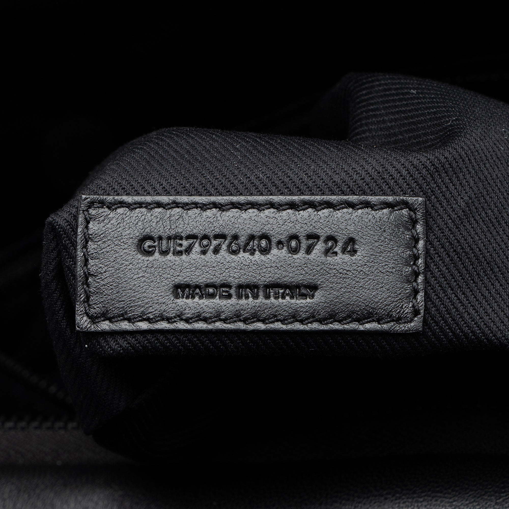 Saint Laurent Lambskin Logo Puffer Duffle