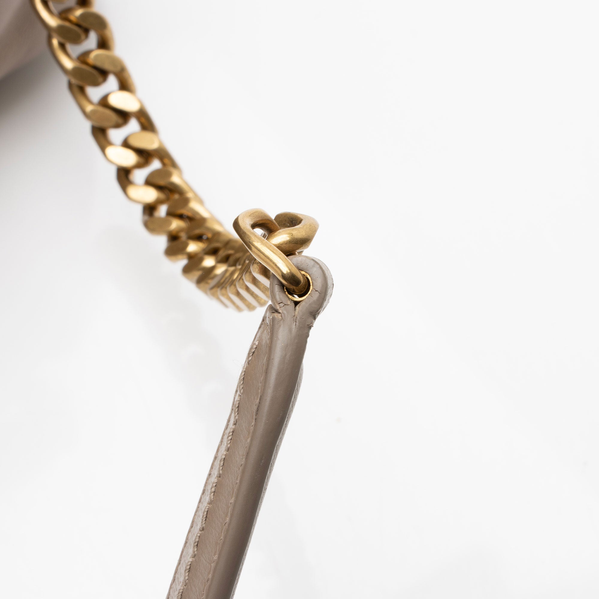 Saint Laurent Lambskin Monogram Puffer LouLou Medium Shoulder Bag