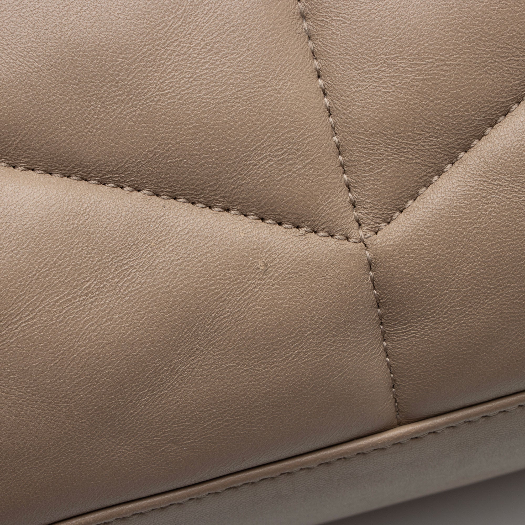 Saint Laurent Lambskin Monogram Puffer LouLou Medium Shoulder Bag