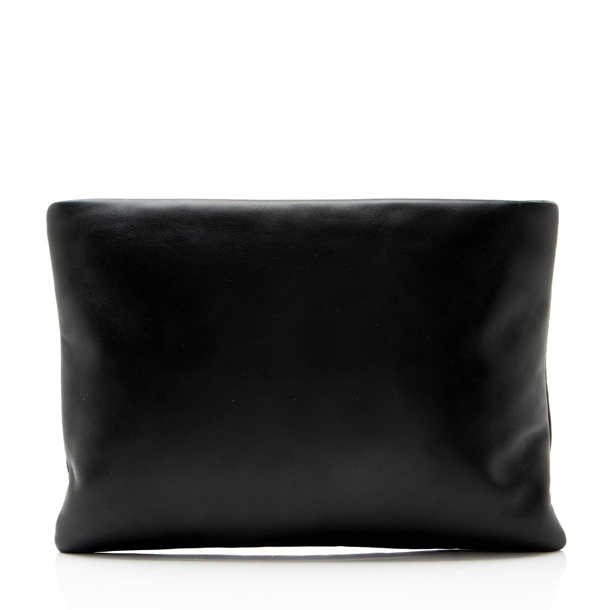 Saint Laurent Lambskin Puffy Pouch