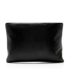 Saint Laurent Lambskin Puffy Pouch