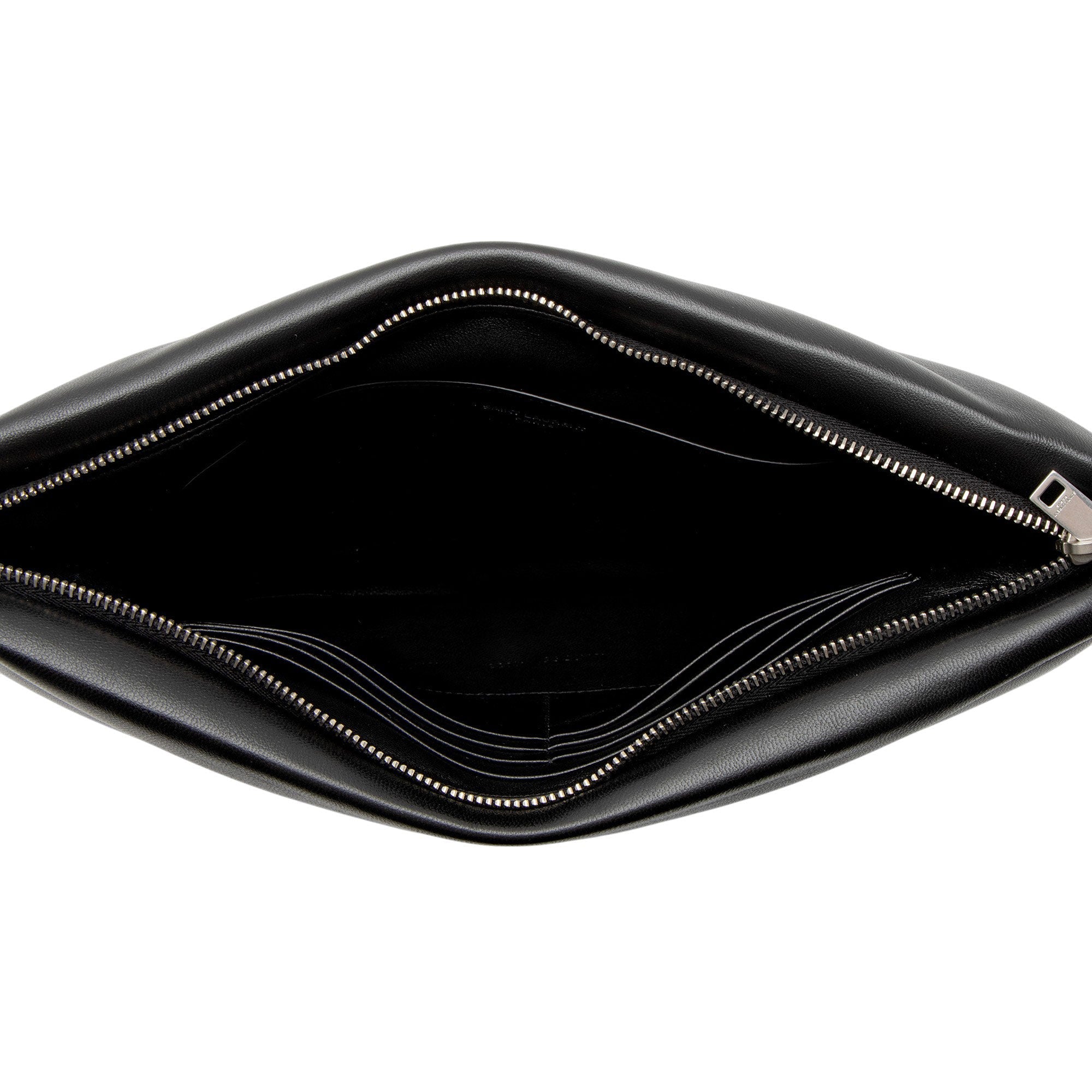 Saint Laurent Lambskin Puffy Pouch