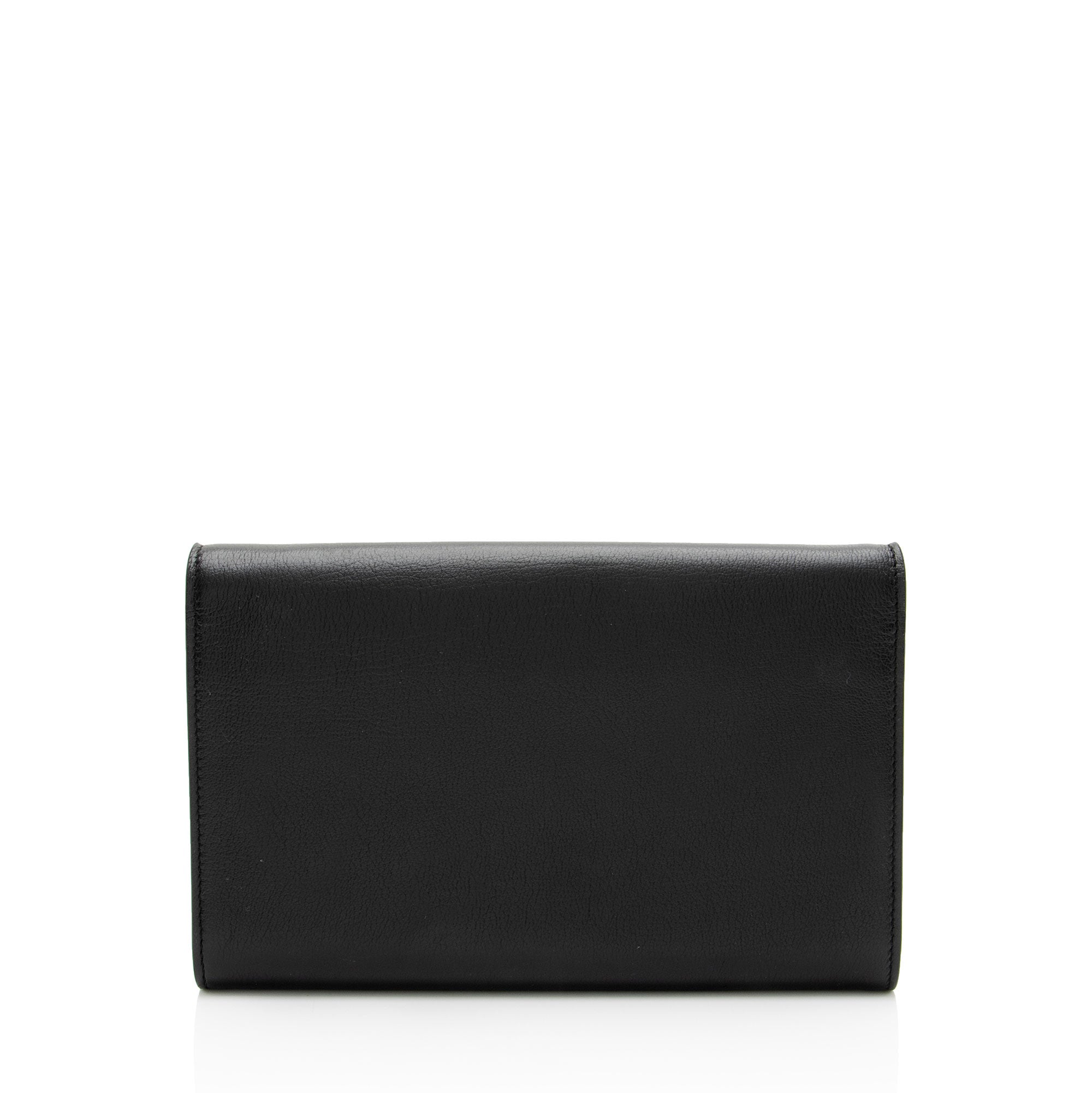 Saint Laurent Leather Belle de Jour Chain Wallet