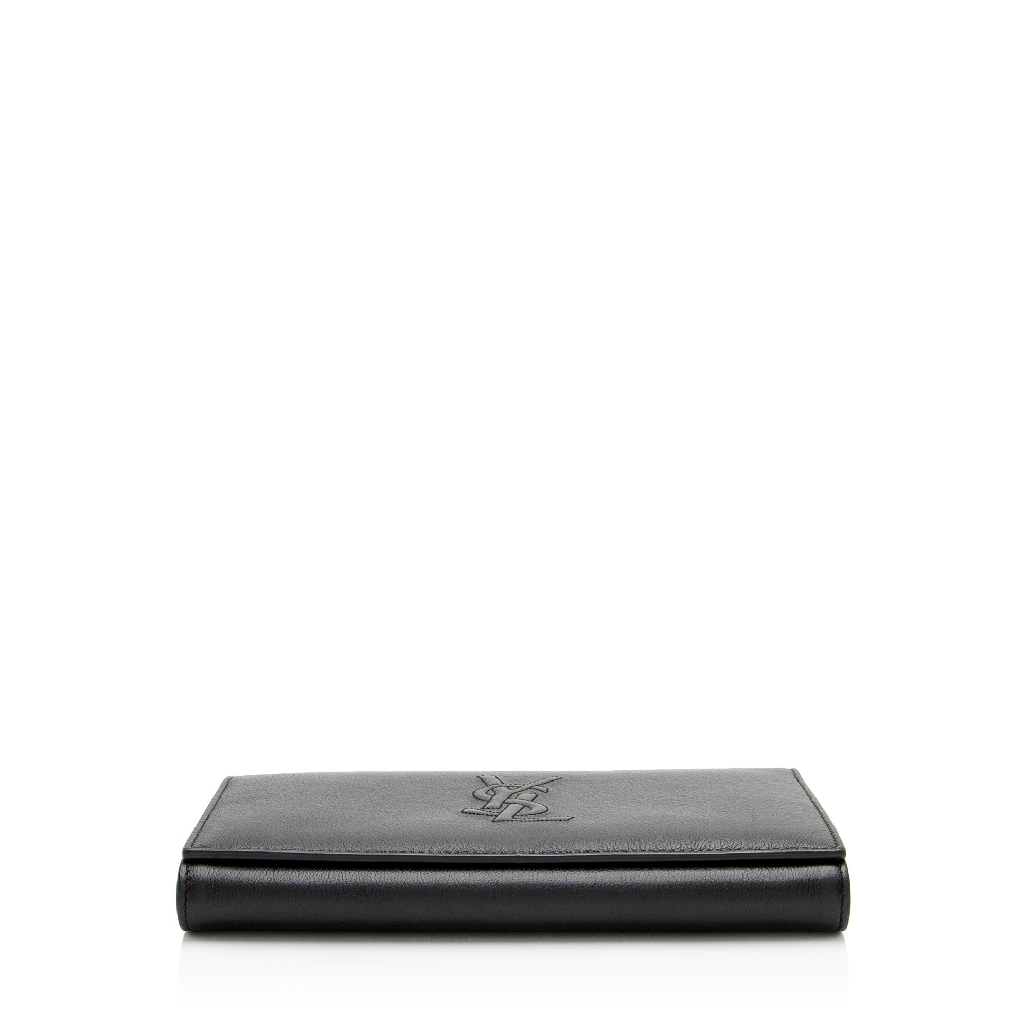 Saint Laurent Leather Belle de Jour Chain Wallet