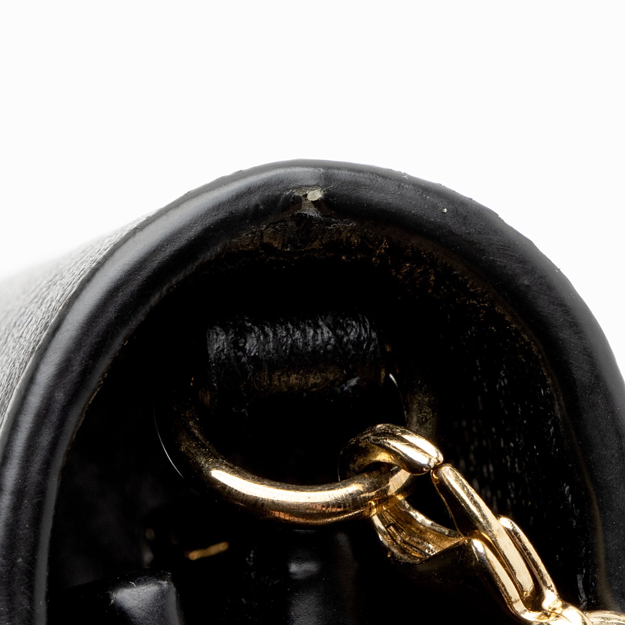 Saint Laurent Leather Belle de Jour Chain Wallet