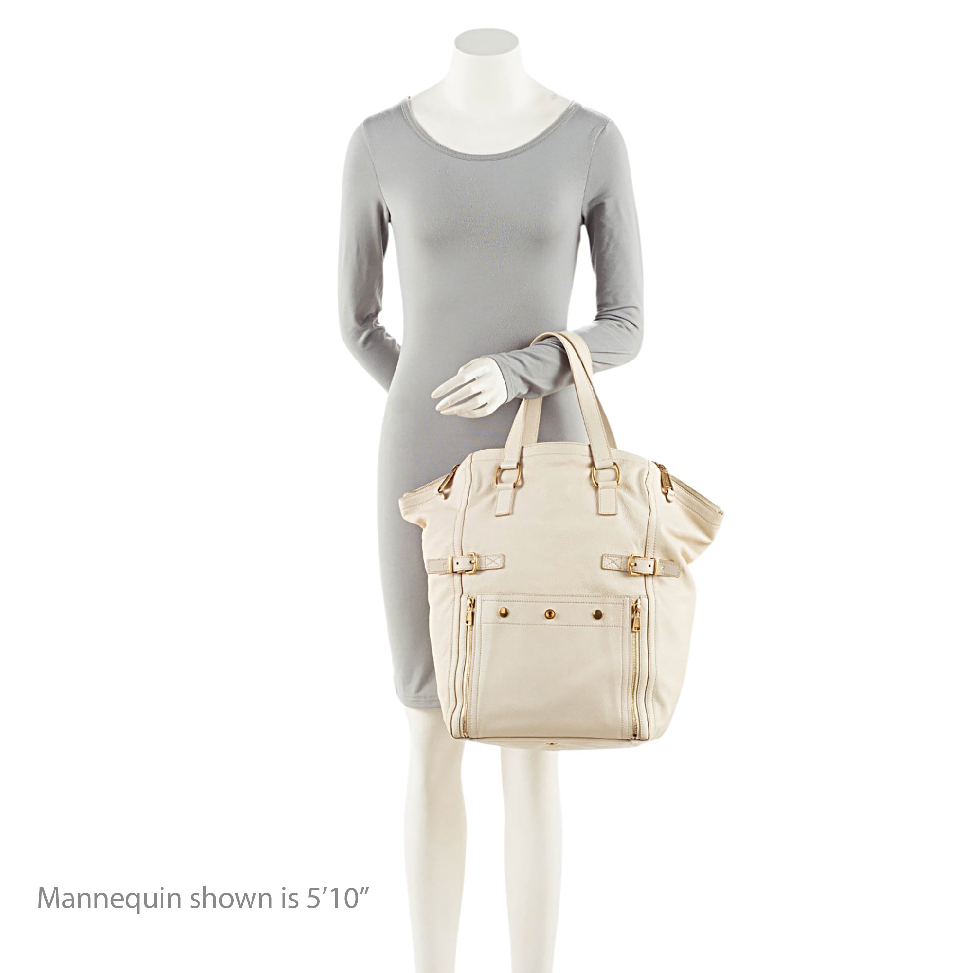 Saint Laurent Leather Downtown XL Tote