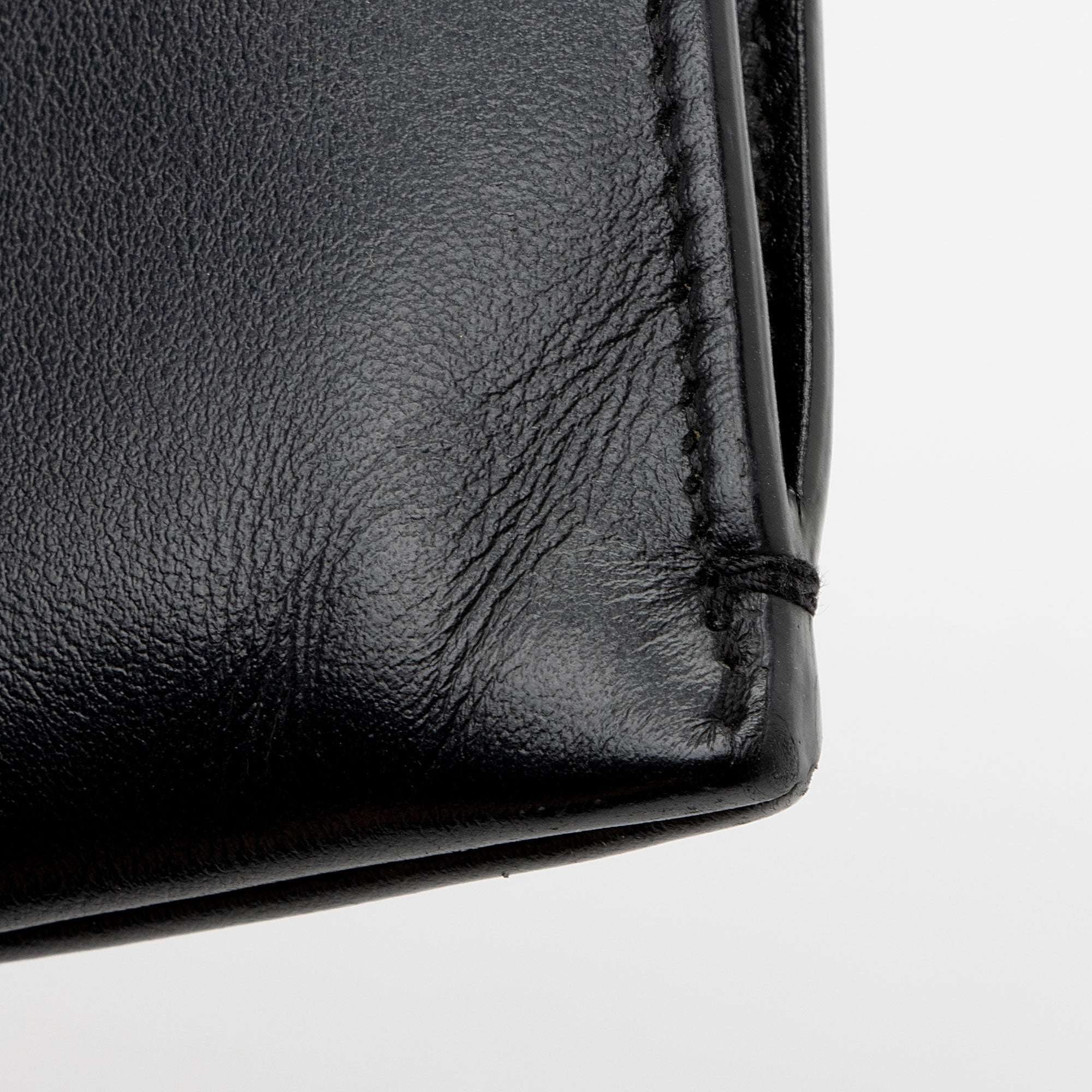Saint Laurent Leather Logo Rider Pouch