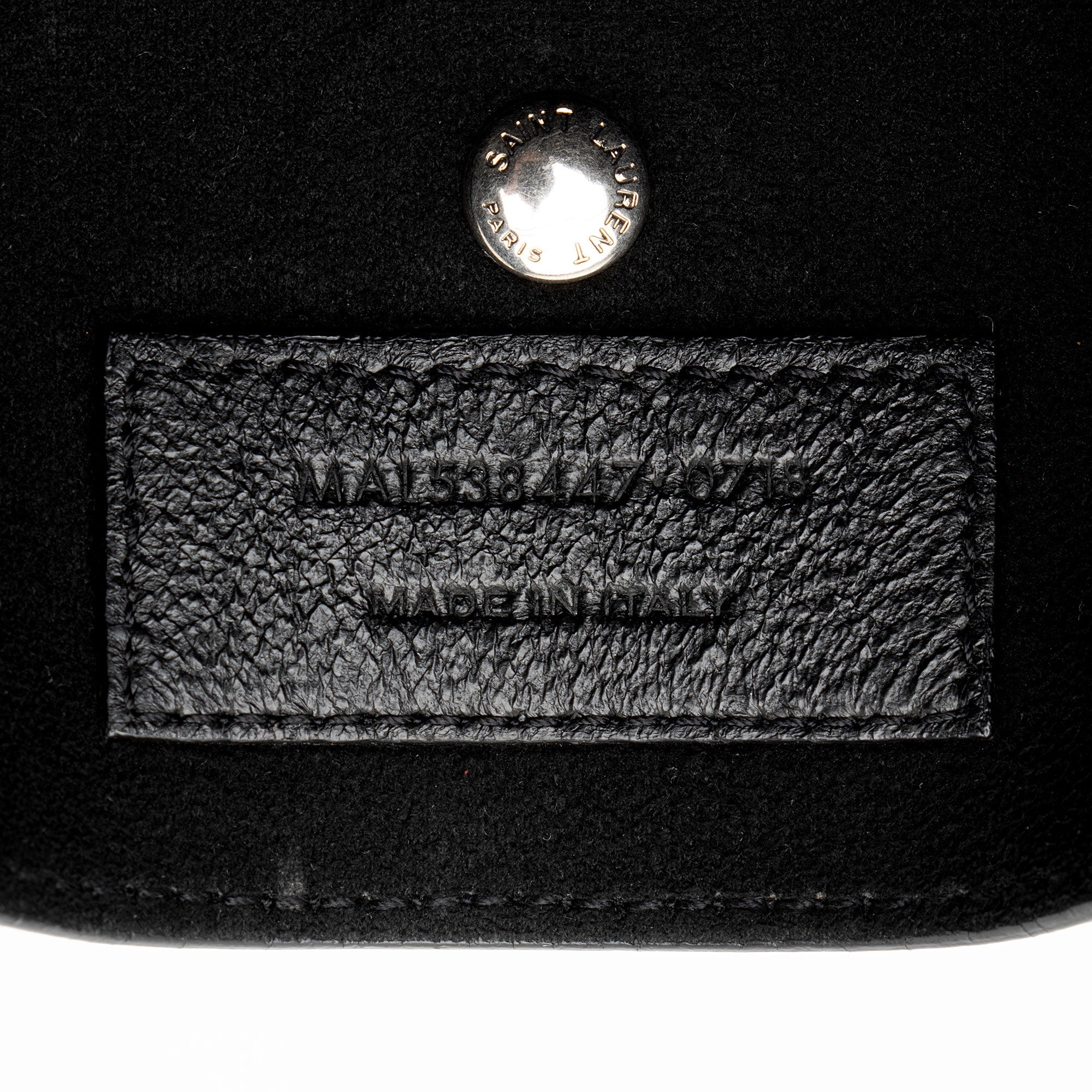Saint Laurent Leather Teddy Bucket Bag