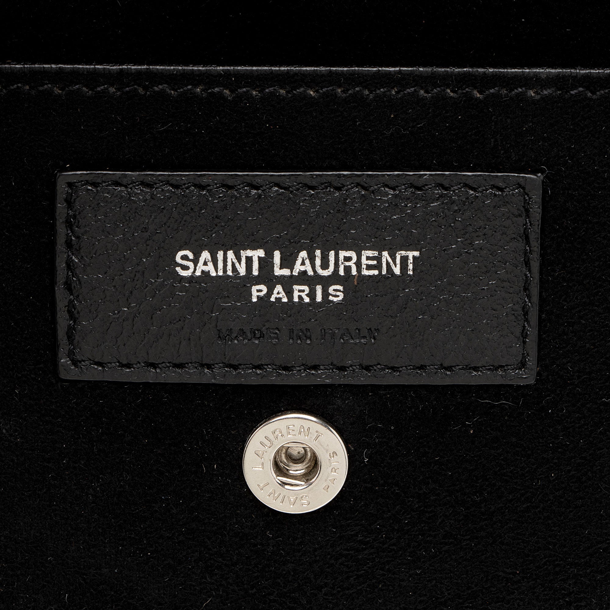 Saint Laurent Leather Teddy Bucket Bag
