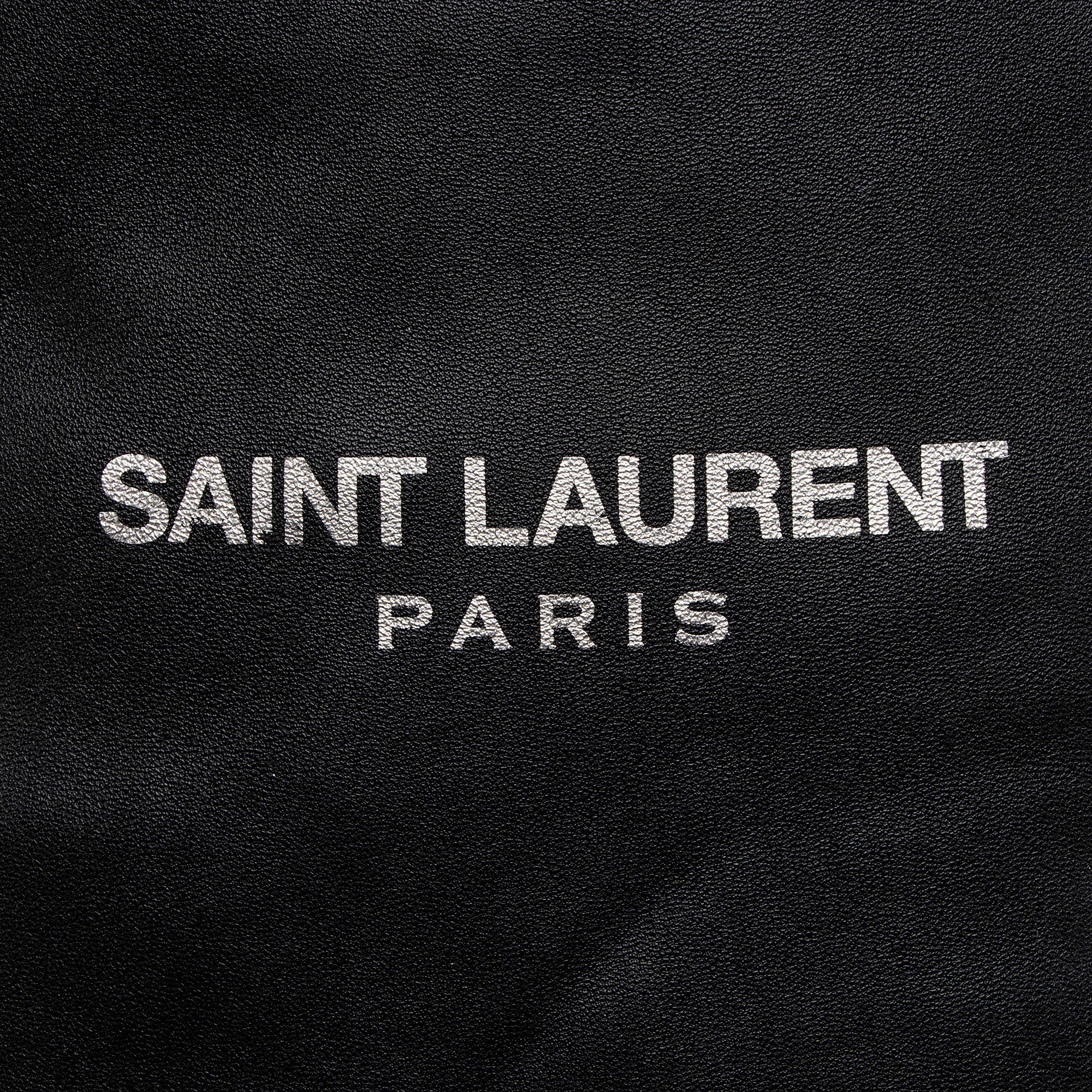 Saint Laurent Leather Teddy Bucket Bag