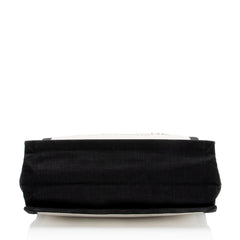 Saint Laurent Linen Calfskin Rive Gauche N/S Tote