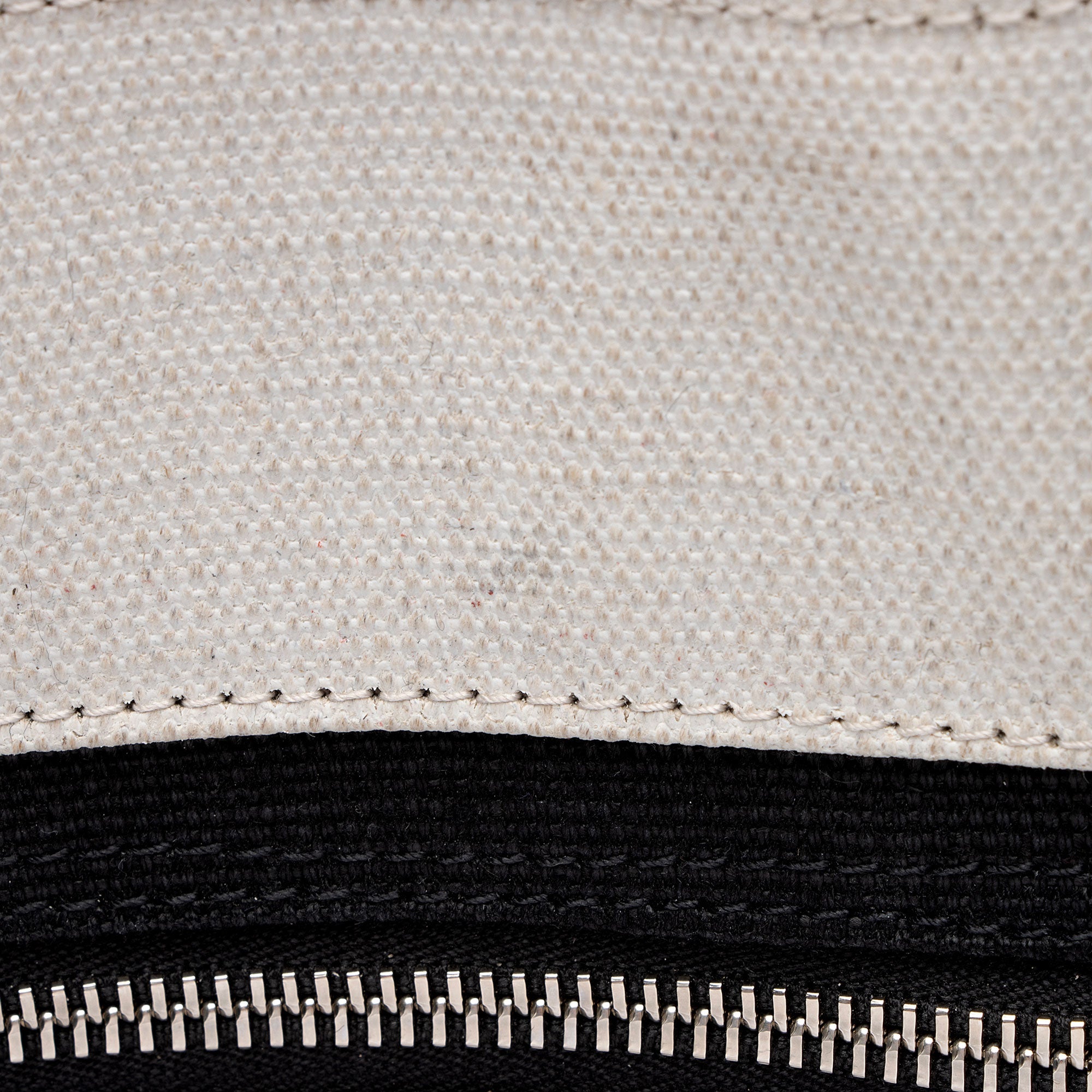 Saint Laurent Linen Calfskin Rive Gauche N/S Tote