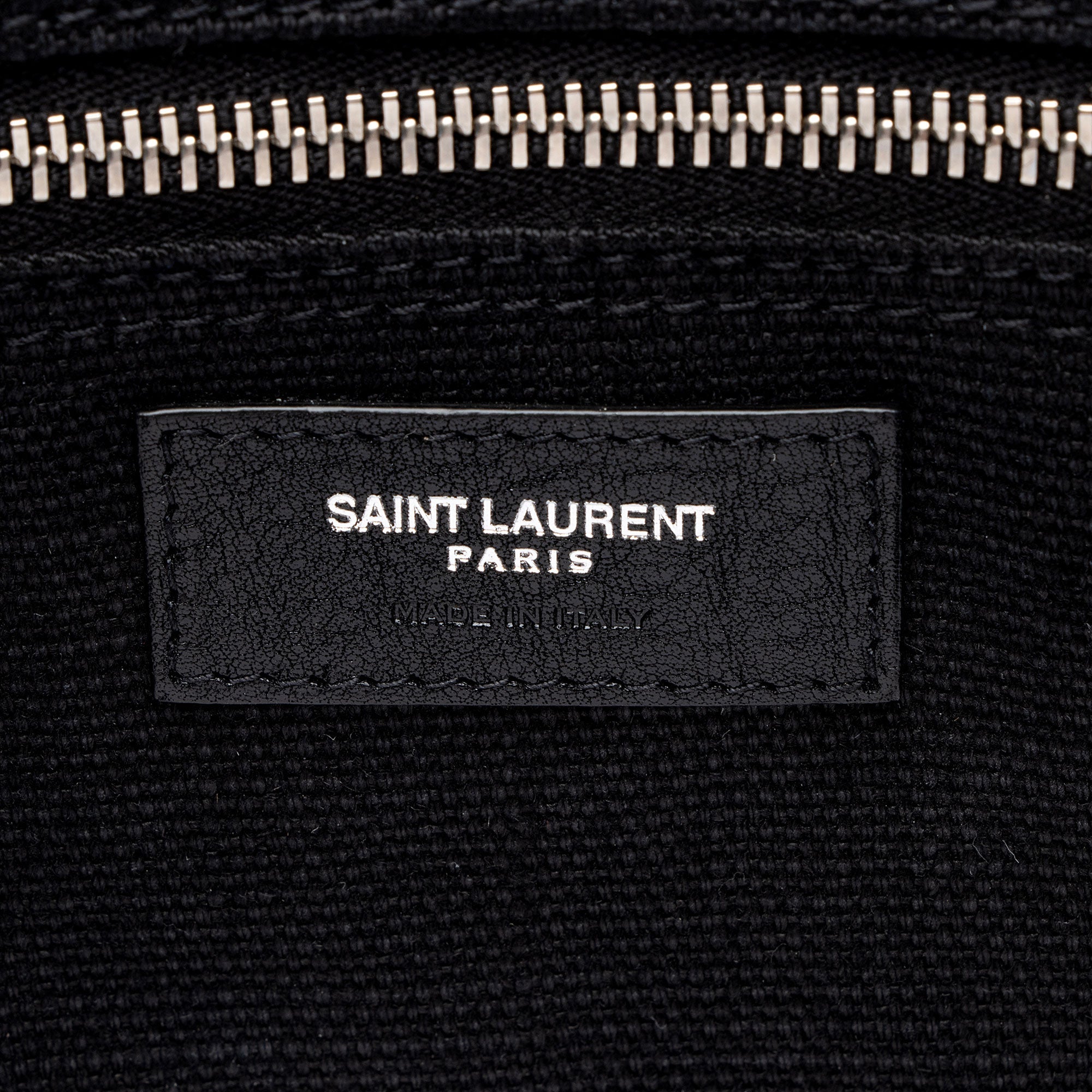 Saint Laurent Linen Calfskin Rive Gauche N/S Tote