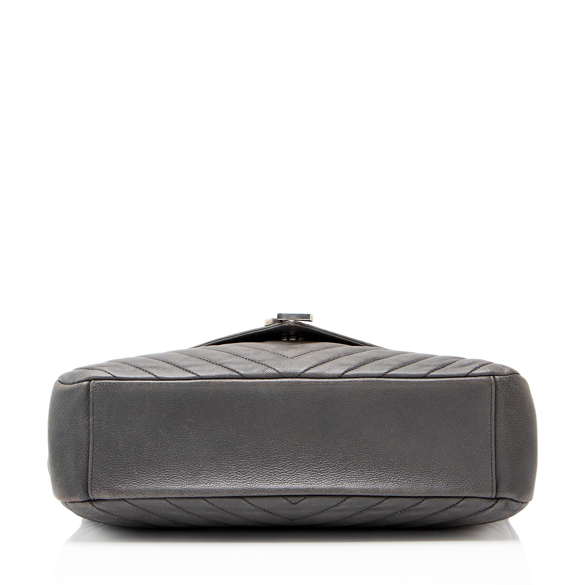 Saint Laurent Matelasse Calfskin Monogram College Large Shoulder Bag